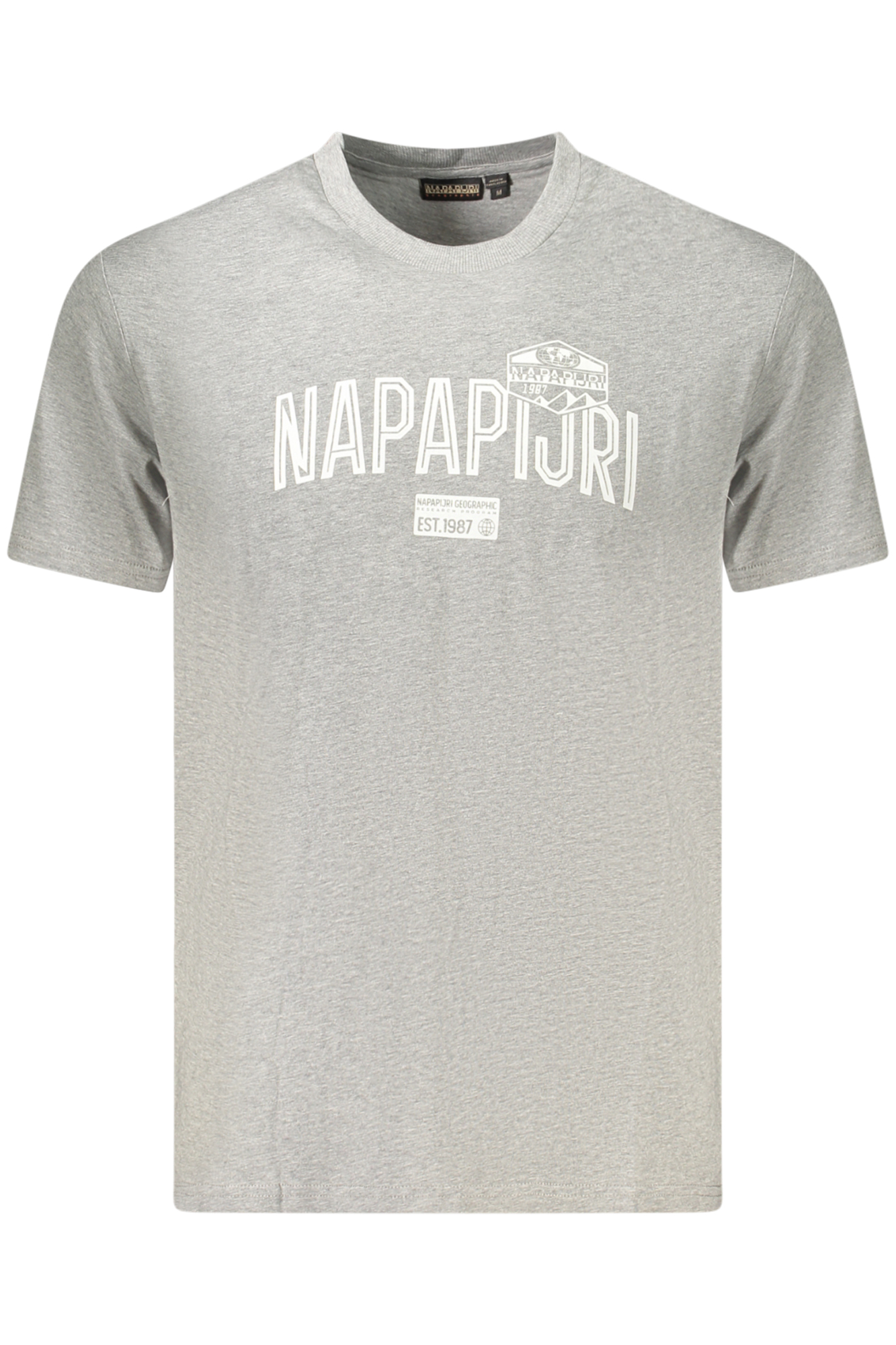 NAPAPIJRI T-SHIRT MANICHE CORTE UOMO - Grigio