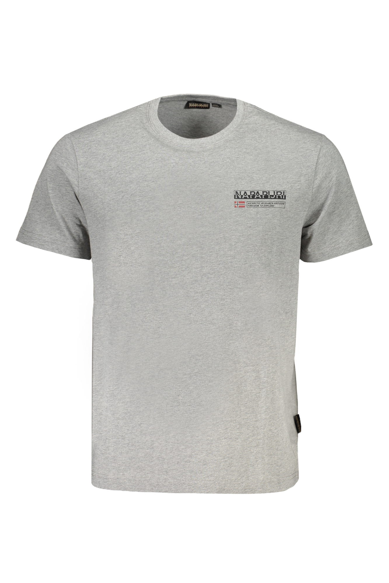 NAPAPIJRI T-SHIRT MANICHE CORTE UOMO - Grigio