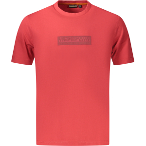 NAPAPIJRI T-SHIRT MANICHE CORTE UOMO - Rosso