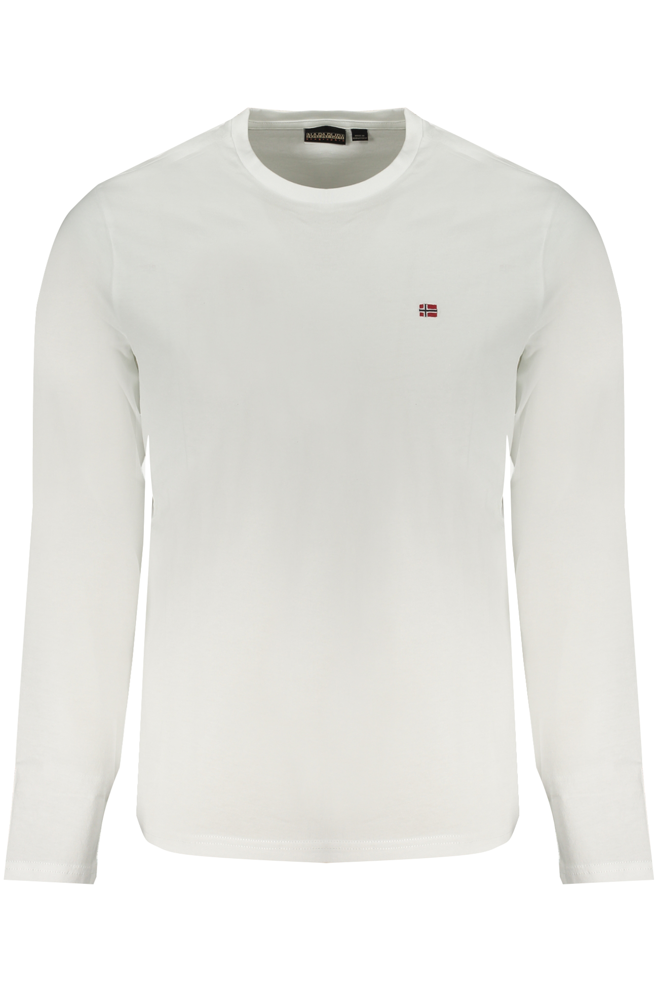 NAPAPIJRI T-SHIRT MANICHE LUNGHE UOMO - Bianco