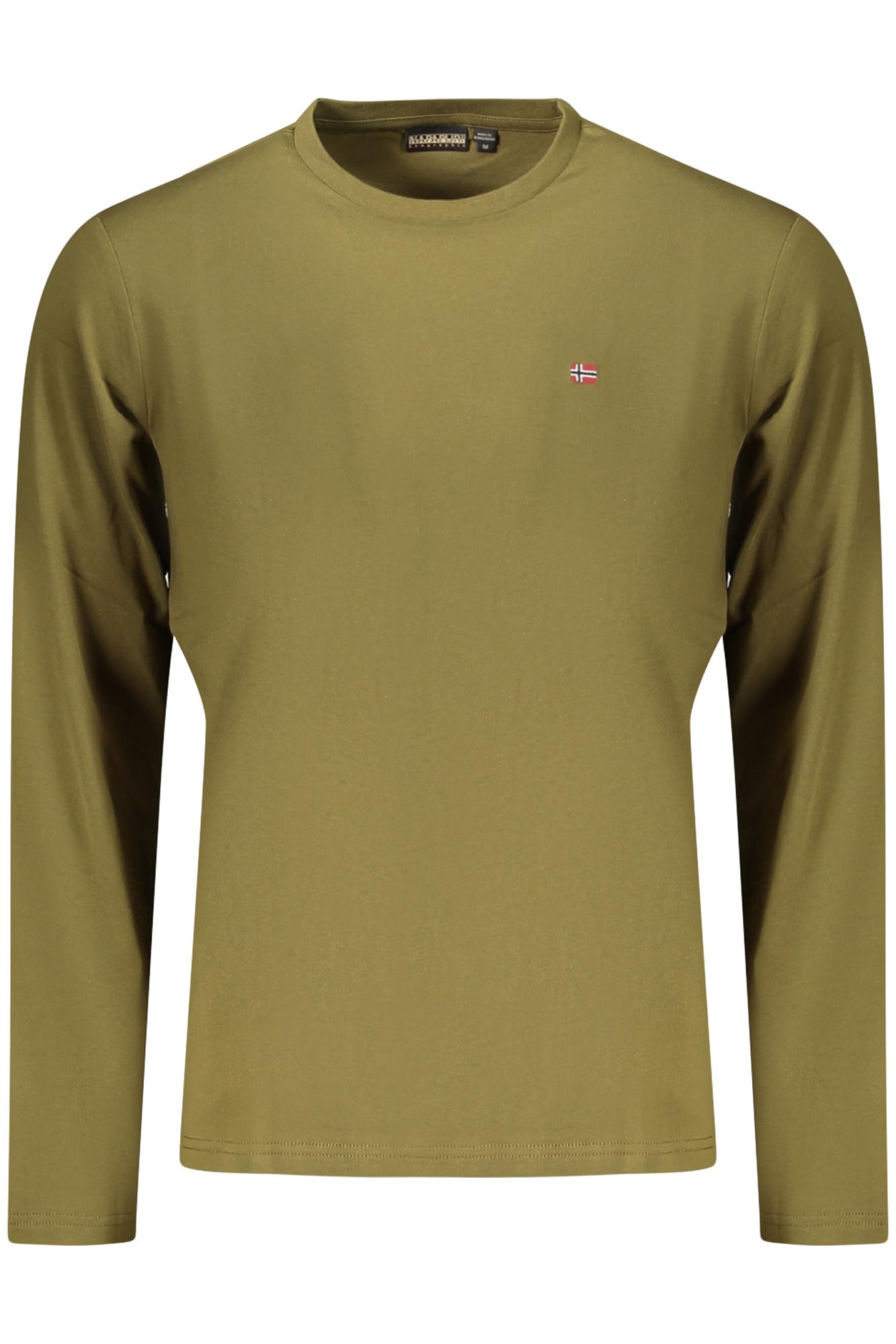 NAPAPIJRI T-SHIRT MANICHE LUNGHE UOMO - Verde