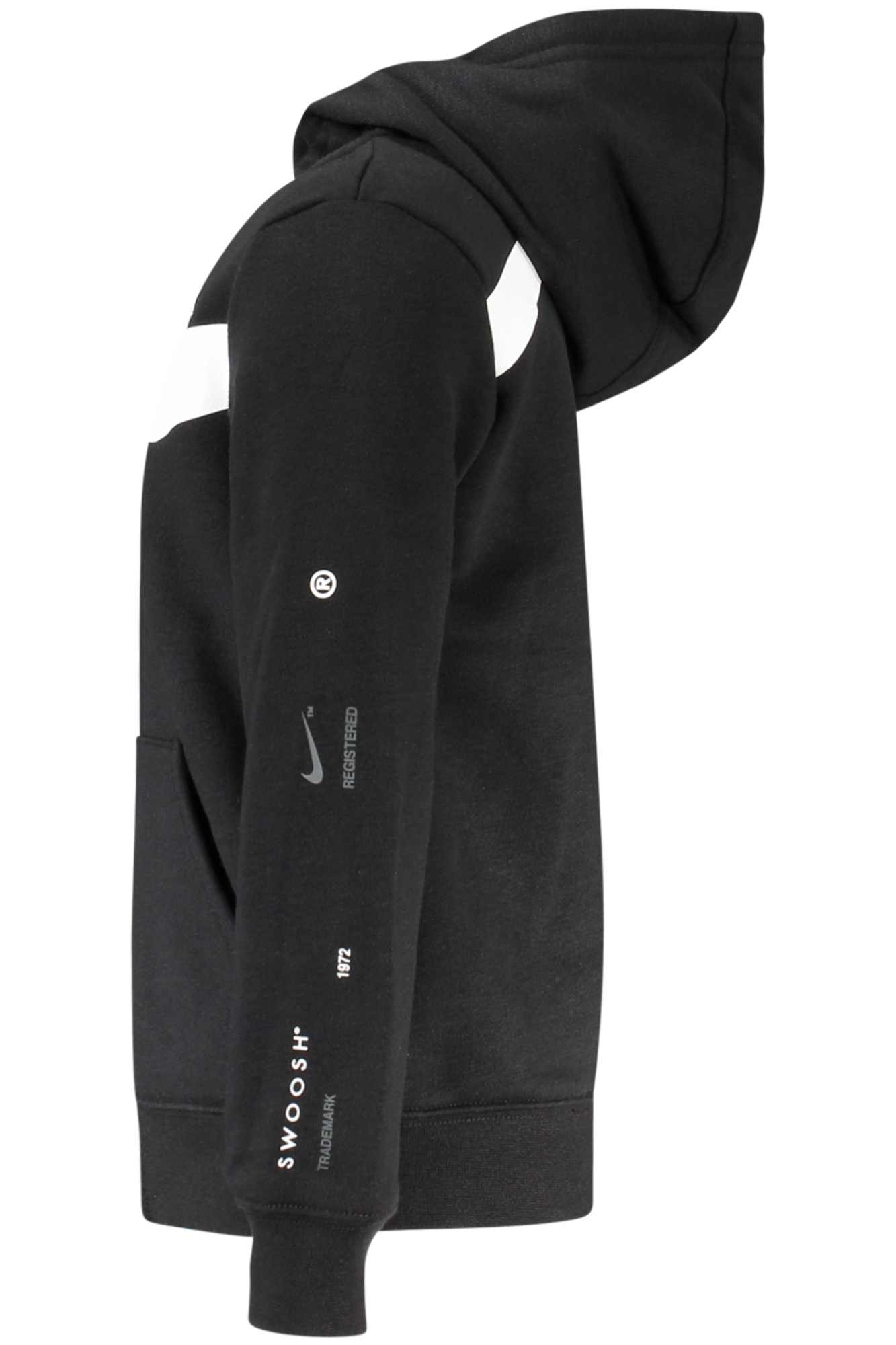 NIKE FELPA CON ZIP BAMBINO - Nero - immagine 3