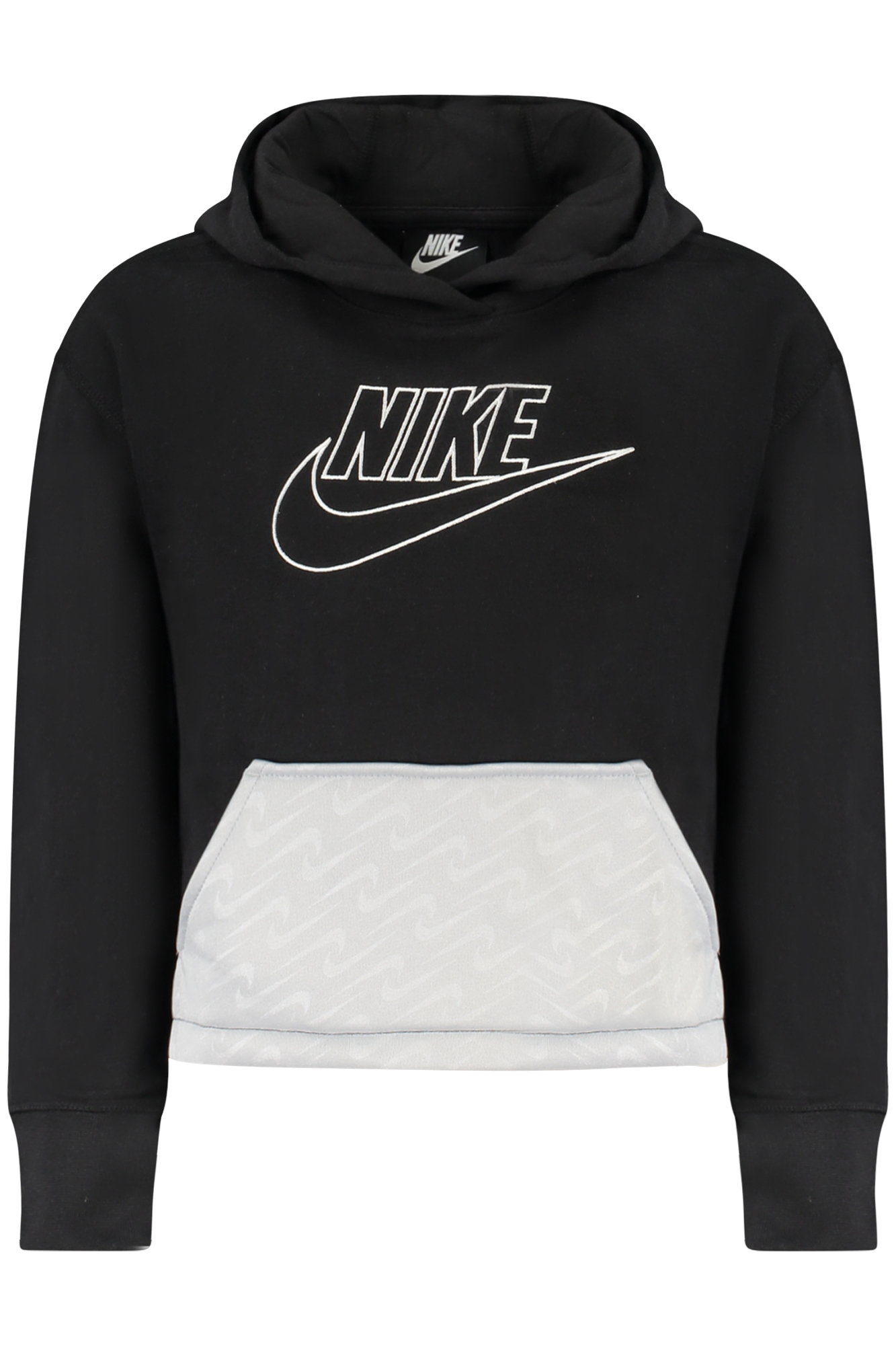 NIKE FELPA SENZA ZIP BAMBINA - Nero
