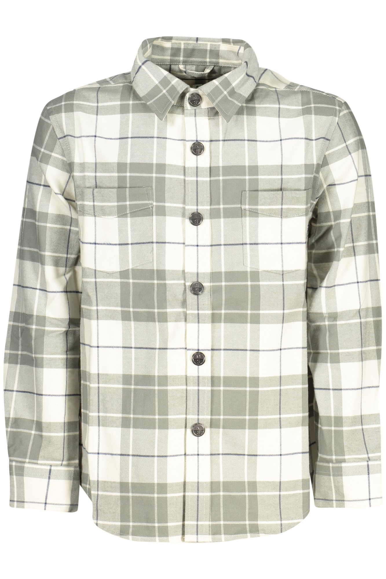 NORTH SAILS CAMICIA MANICHE LUNGHE BAMBINO - Grigio