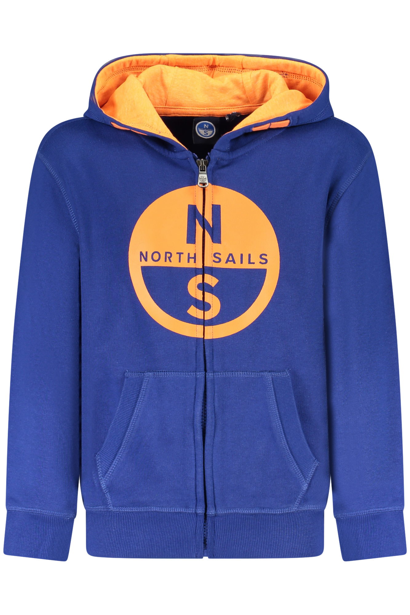 NORTH SAILS FELPA CON ZIP BAMBINO - Blu