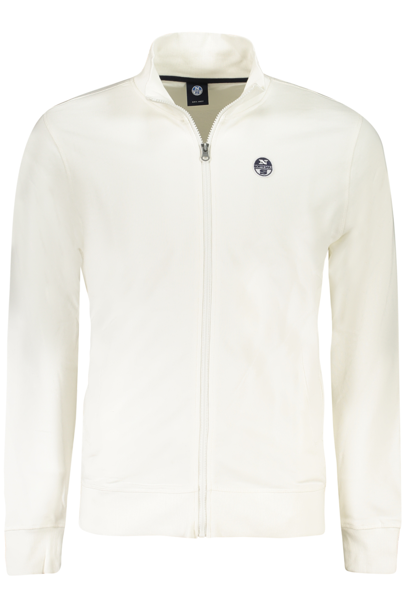 NORTH SAILS FELPA CON ZIP UOMO - Bianco