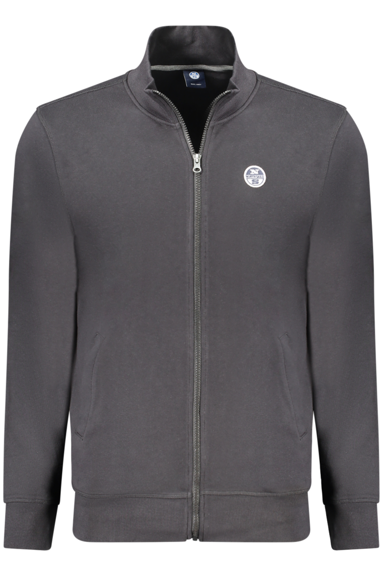 NORTH SAILS FELPA CON ZIP UOMO - Nero