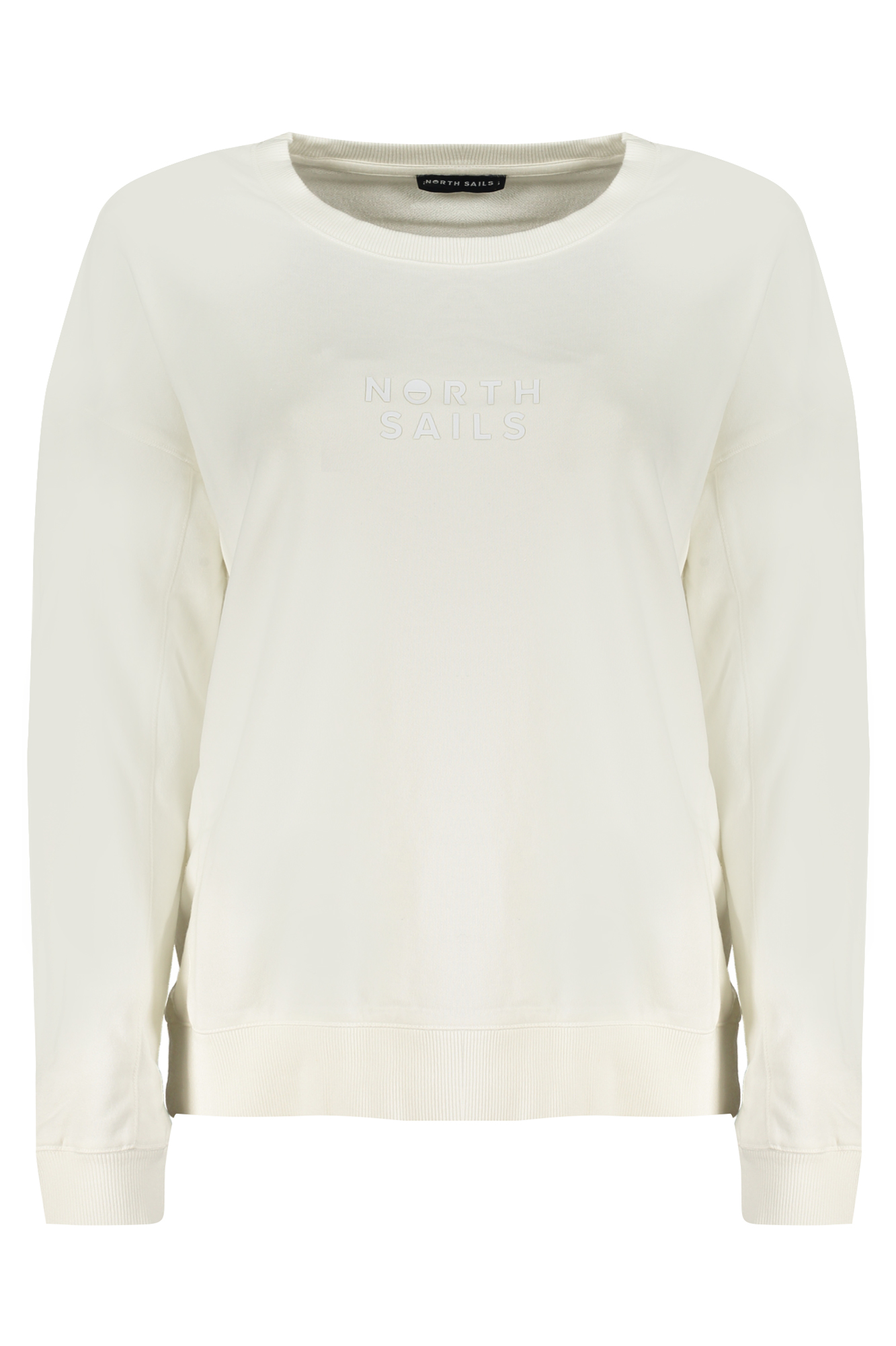 NORTH SAILS FELPA SENZA ZIP DONNA - Bianco