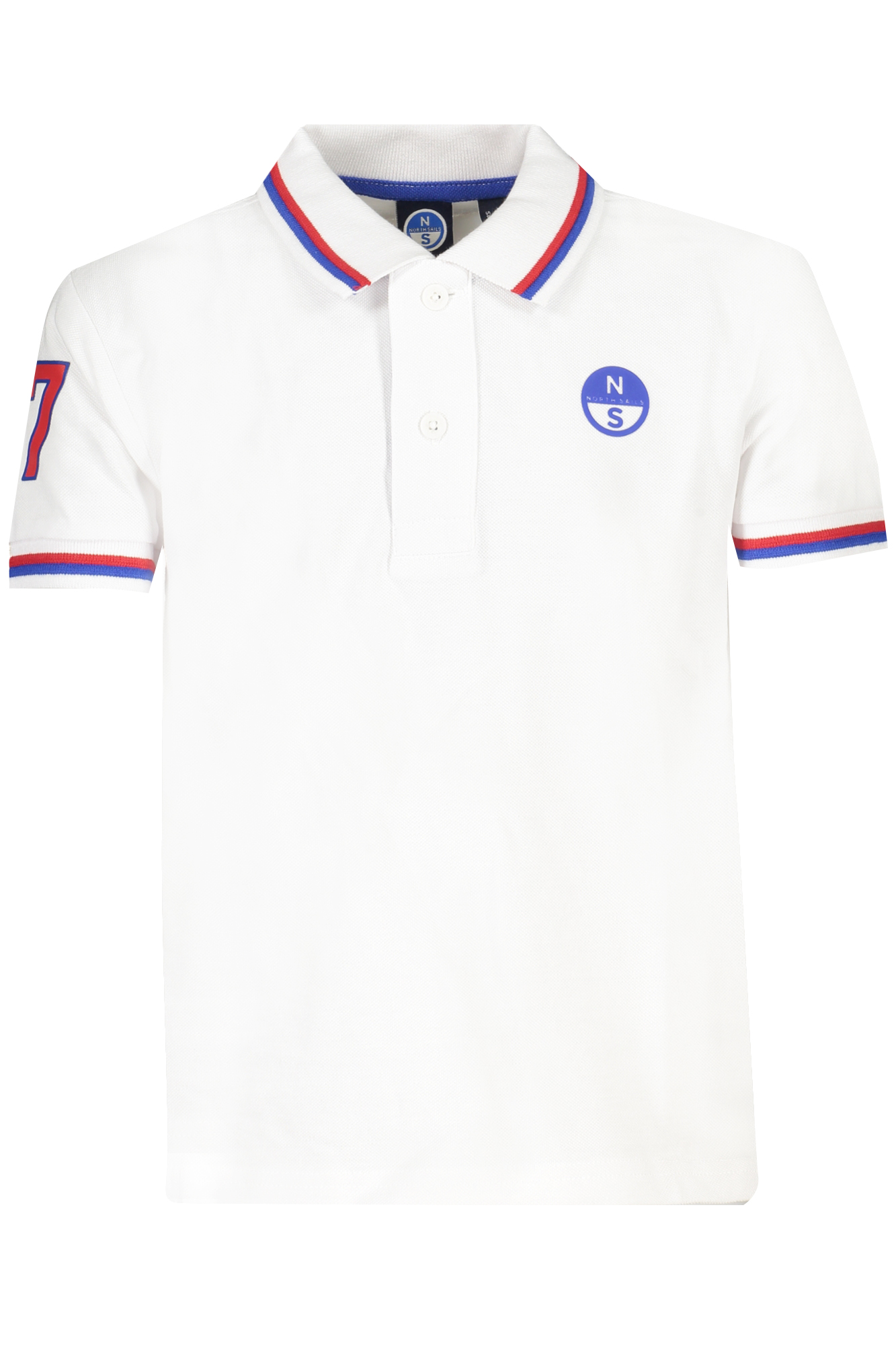NORTH SAILS POLO MANICHE CORTE BAMBINO - Bianco