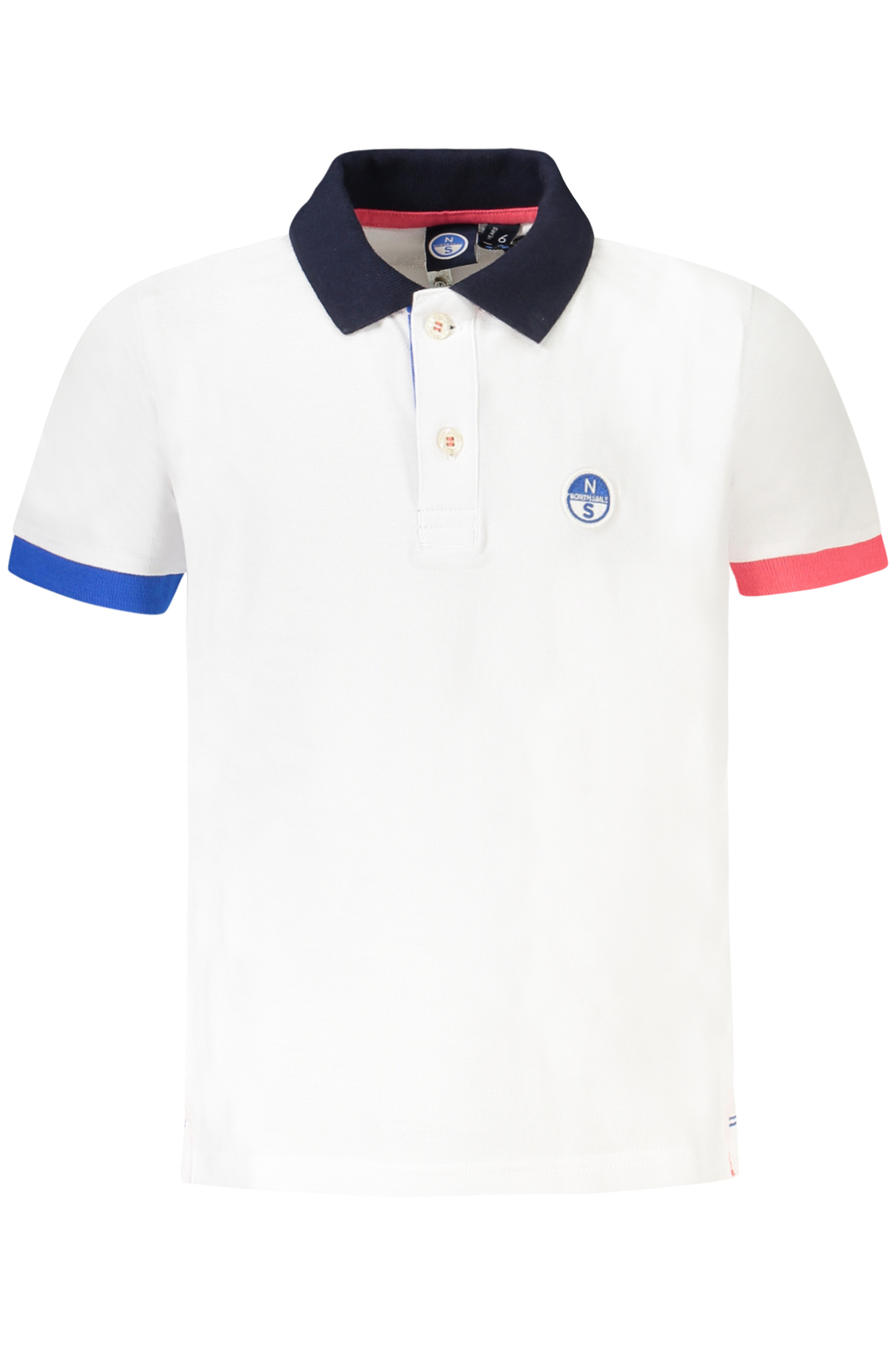 NORTH SAILS POLO MANICHE CORTE BAMBINO - Bianco