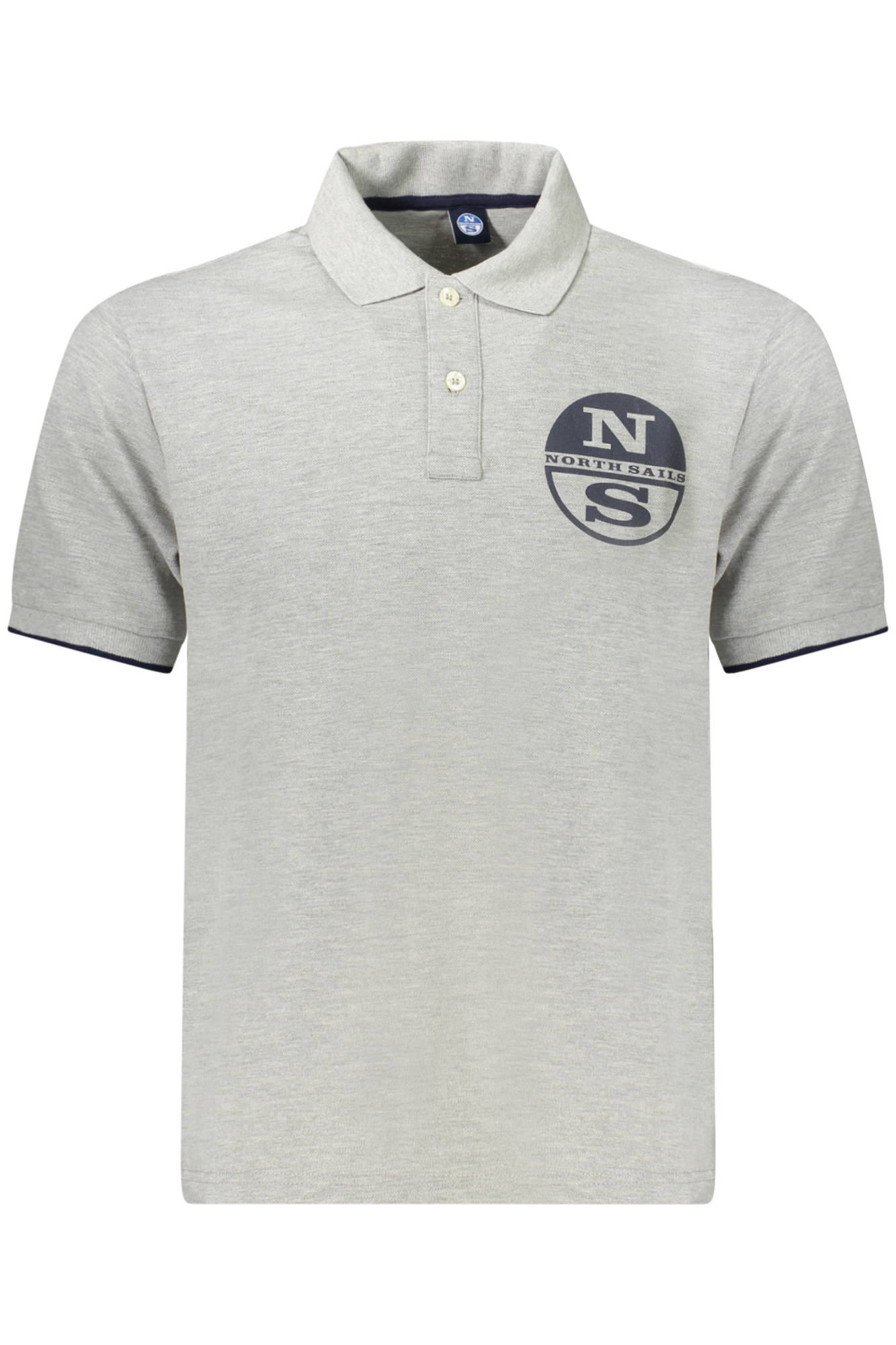NORTH SAILS POLO MANICHE CORTE UOMO - Grigio