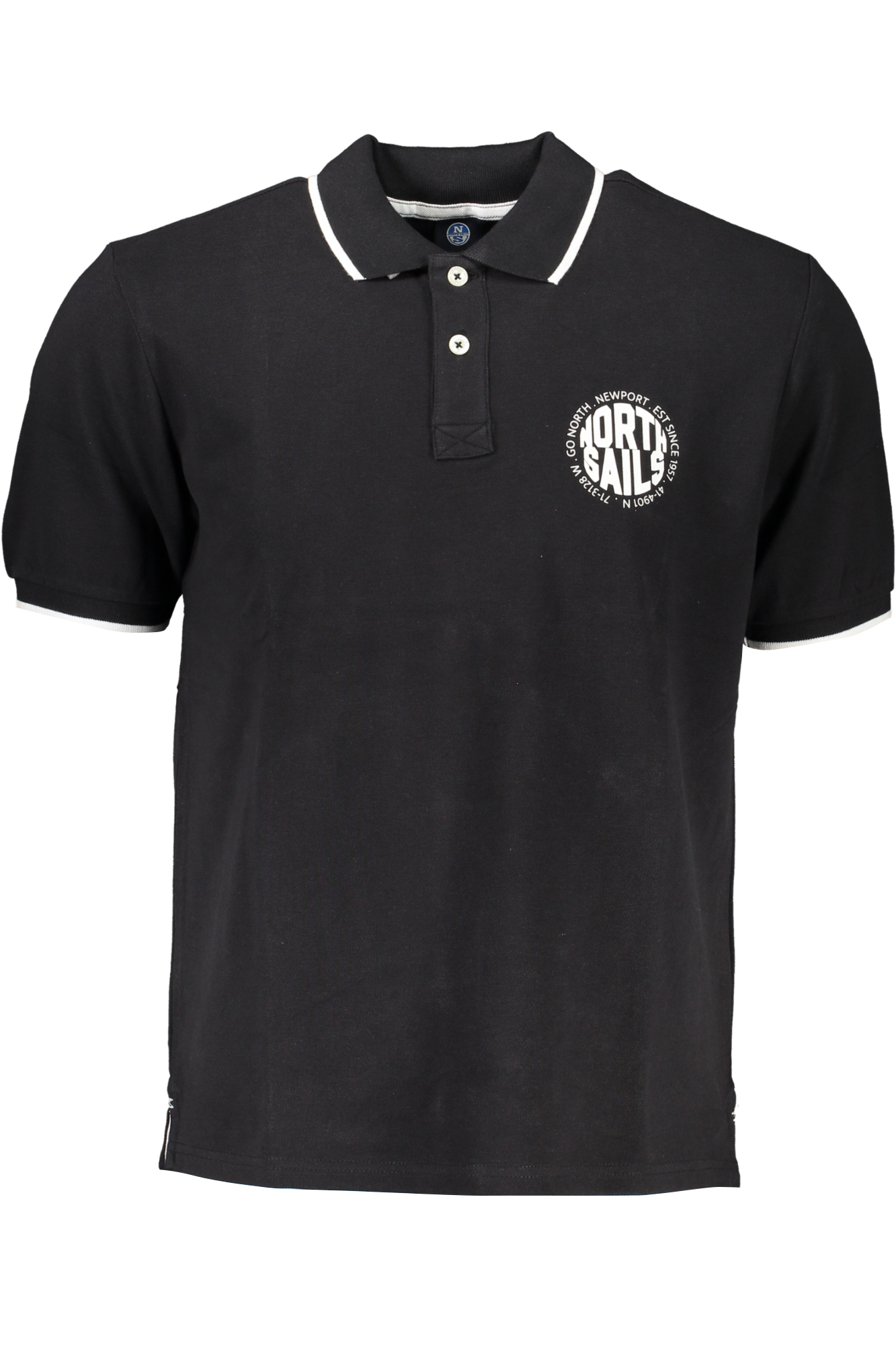 NORTH SAILS POLO MANICHE CORTE UOMO - Nero
