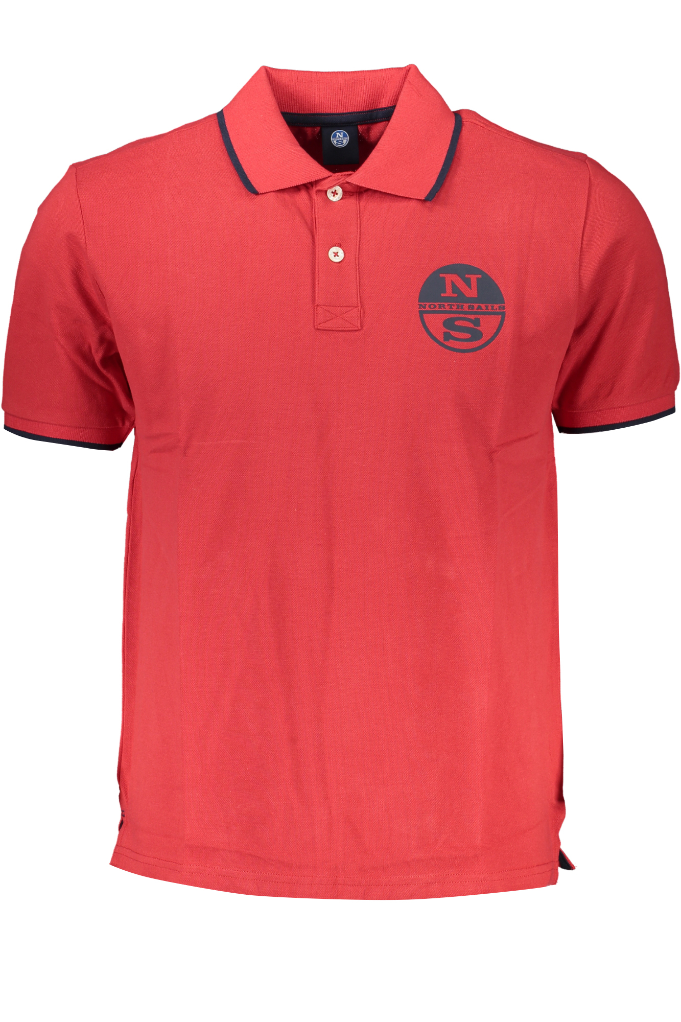 NORTH SAILS POLO MANICHE CORTE UOMO - Rosso
