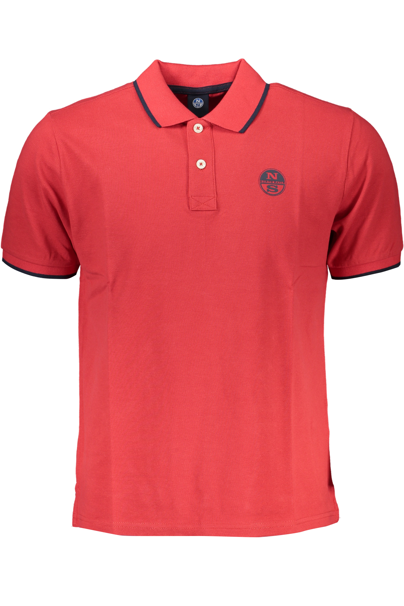 NORTH SAILS POLO MANICHE CORTE UOMO - Rosso