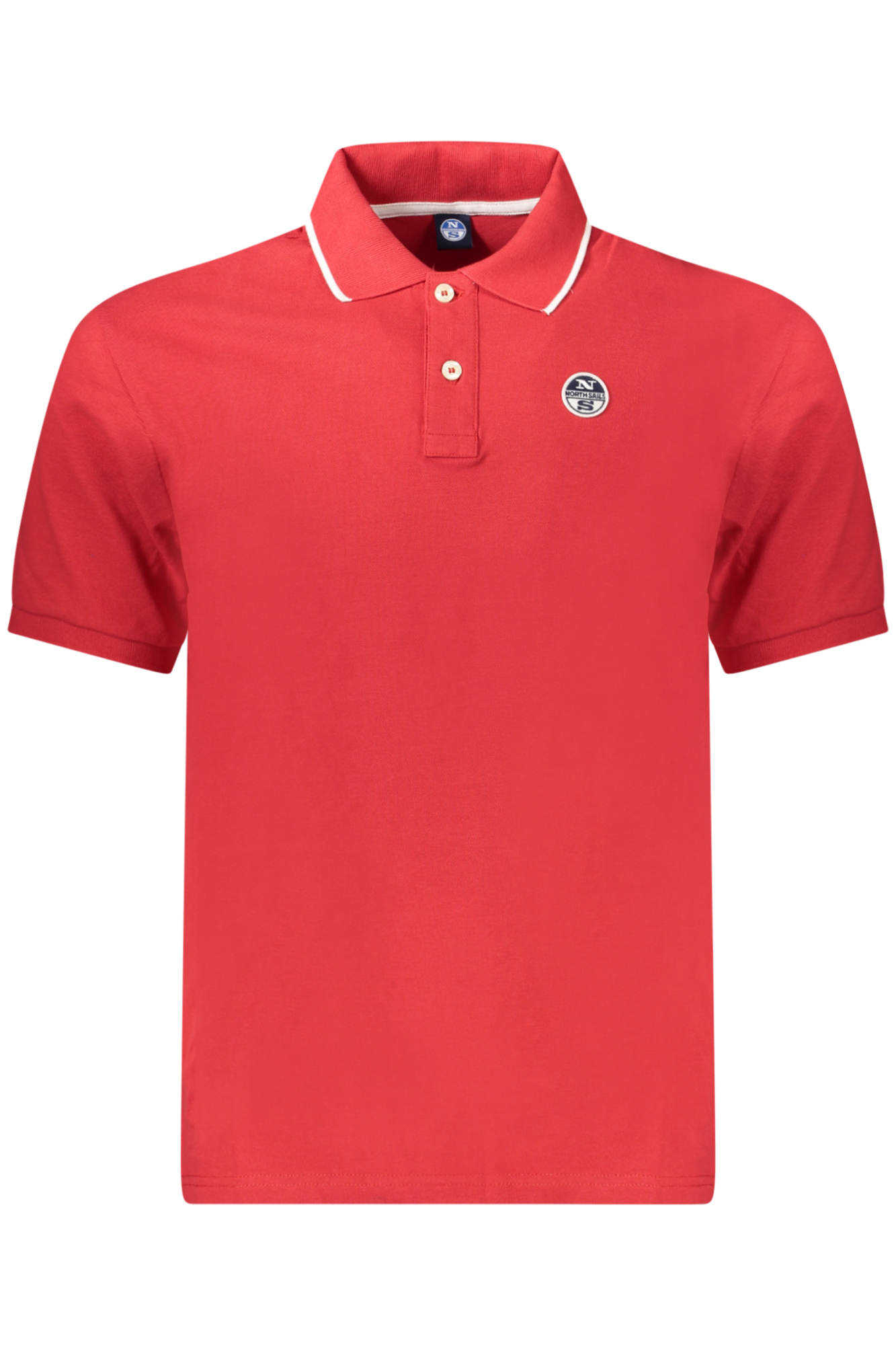 NORTH SAILS POLO MANICHE CORTE UOMO - Rosso