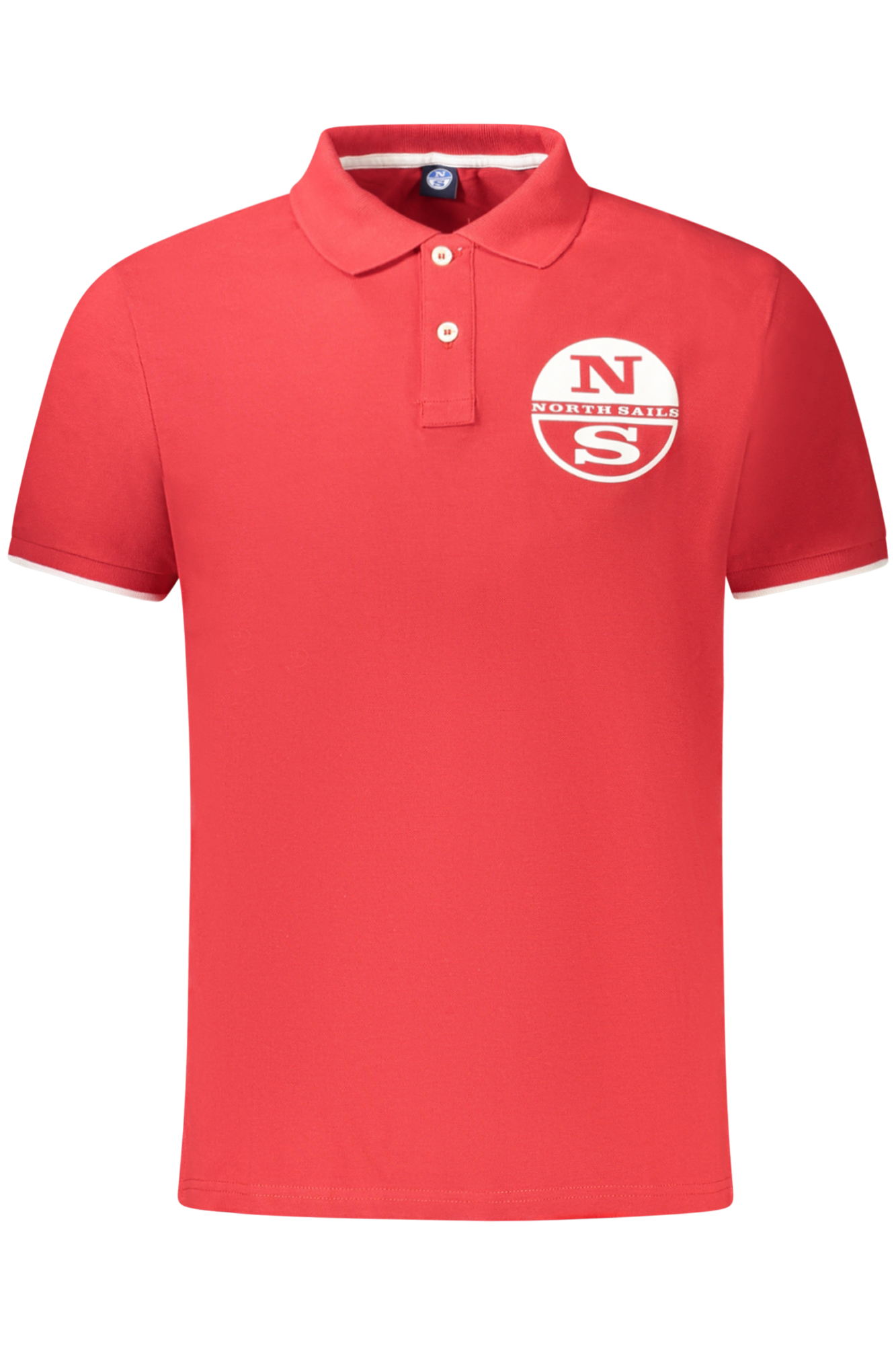 NORTH SAILS POLO MANICHE CORTE UOMO - Rosso