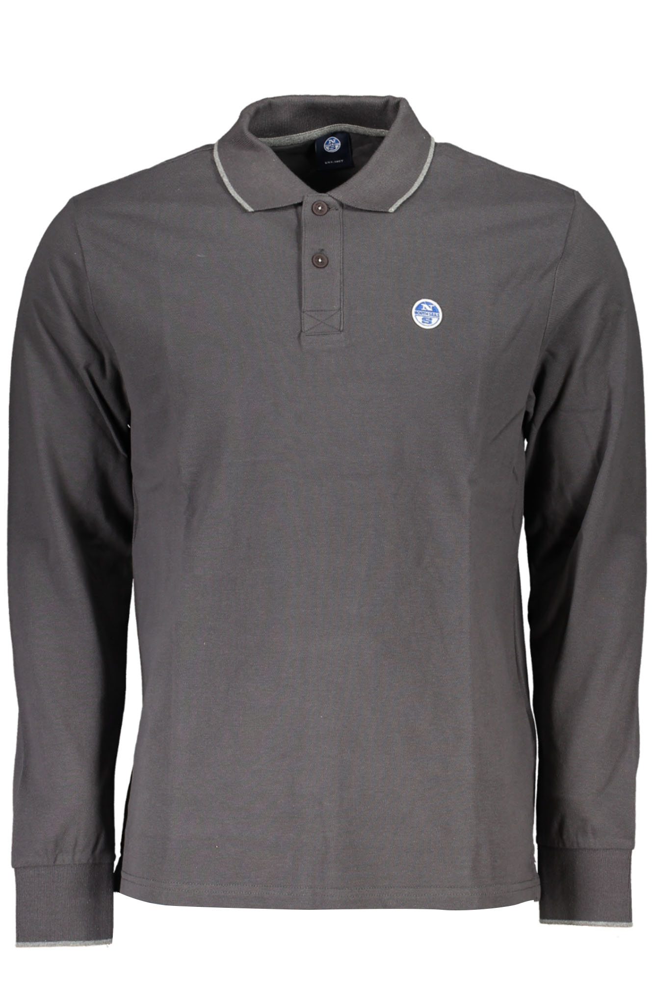 NORTH SAILS POLO MANICHE LUNGHE UOMO - Grigio