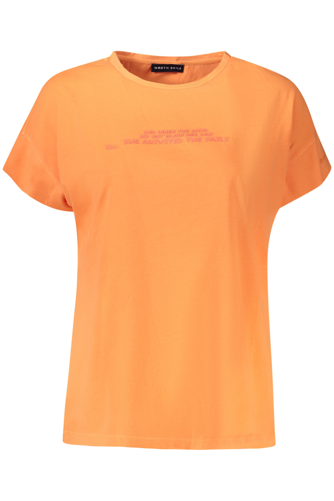 NORTH SAILS T-SHIRT MANICHE CORTE DONNA - Arancione