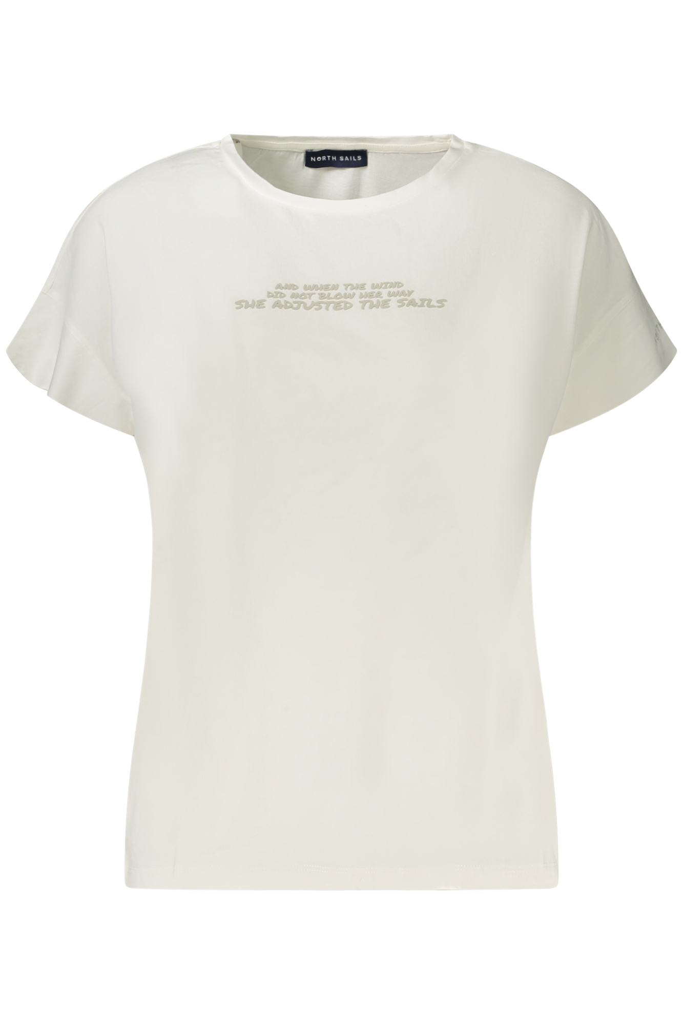 NORTH SAILS T-SHIRT MANICHE CORTE DONNA - Bianco