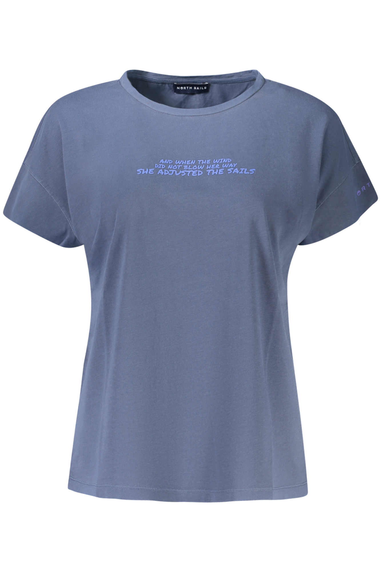 NORTH SAILS T-SHIRT MANICHE CORTE DONNA - Blu