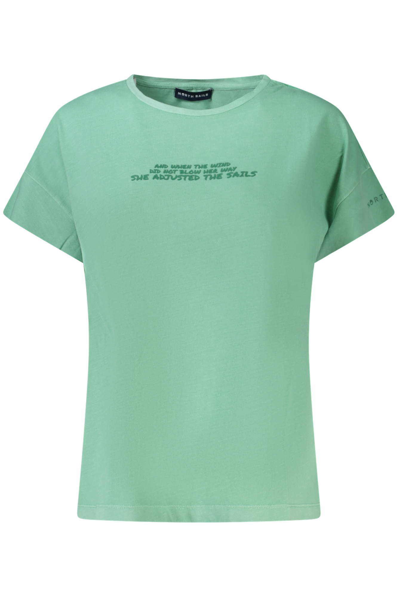 NORTH SAILS T-SHIRT MANICHE CORTE DONNA - Verde