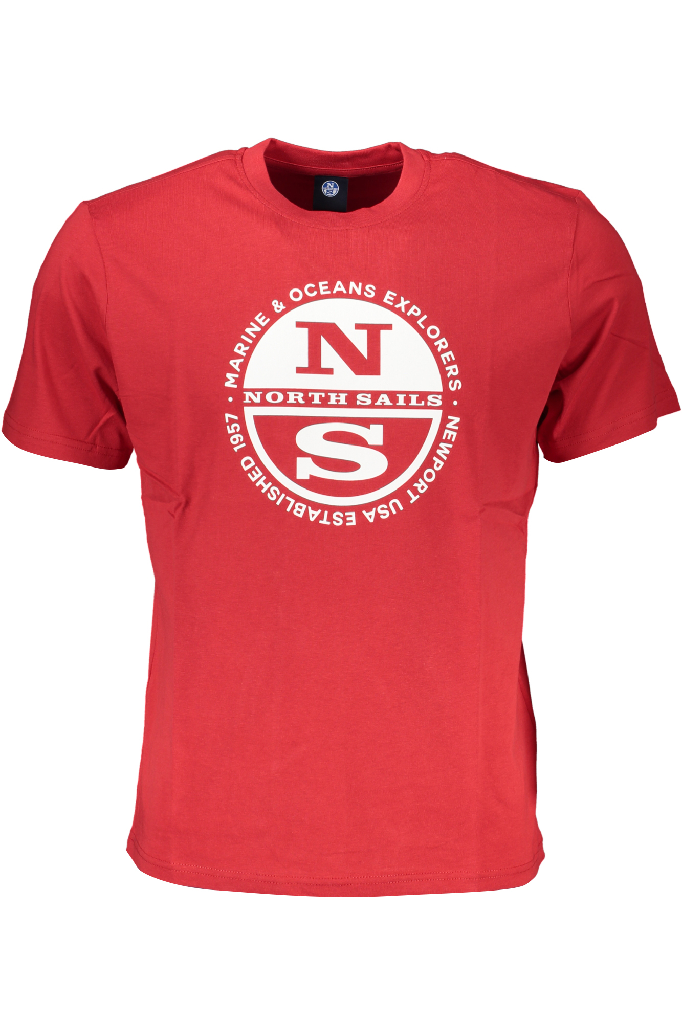 NORTH SAILS T-SHIRT MANICHE CORTE UOMO - Rosso