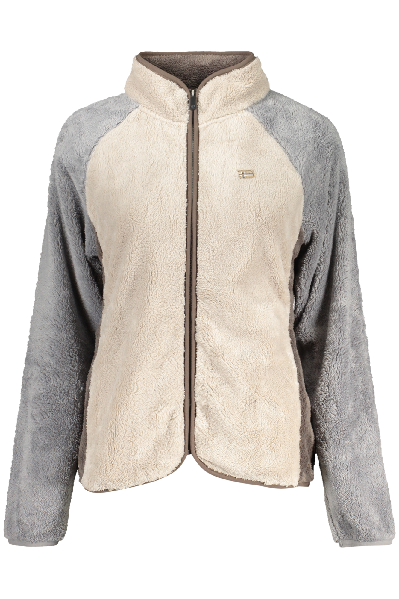 NORWAY 1963 FELPA CON ZIP DONNA - Beige