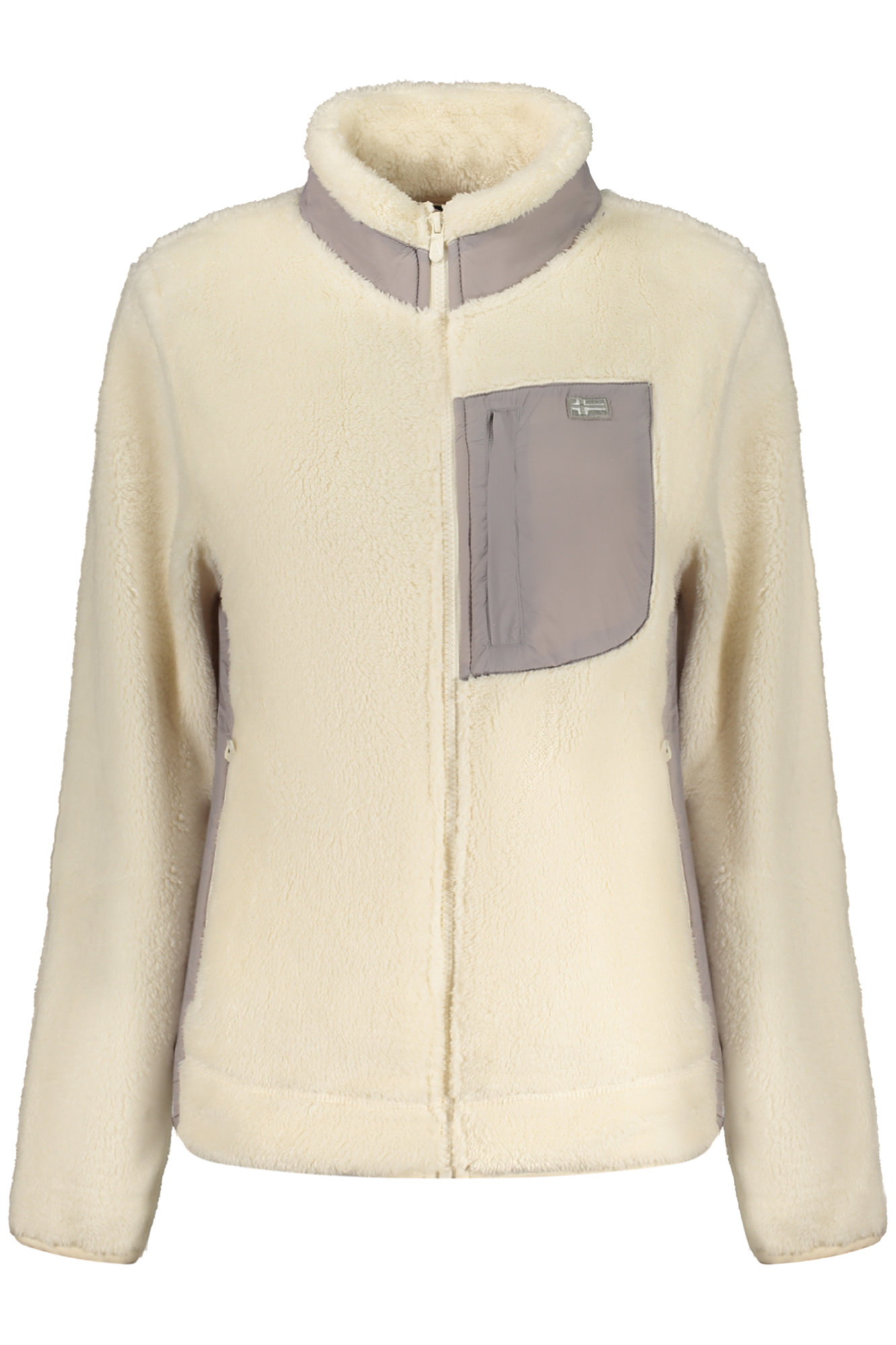 NORWAY 1963 FELPA CON ZIP DONNA - Bianco