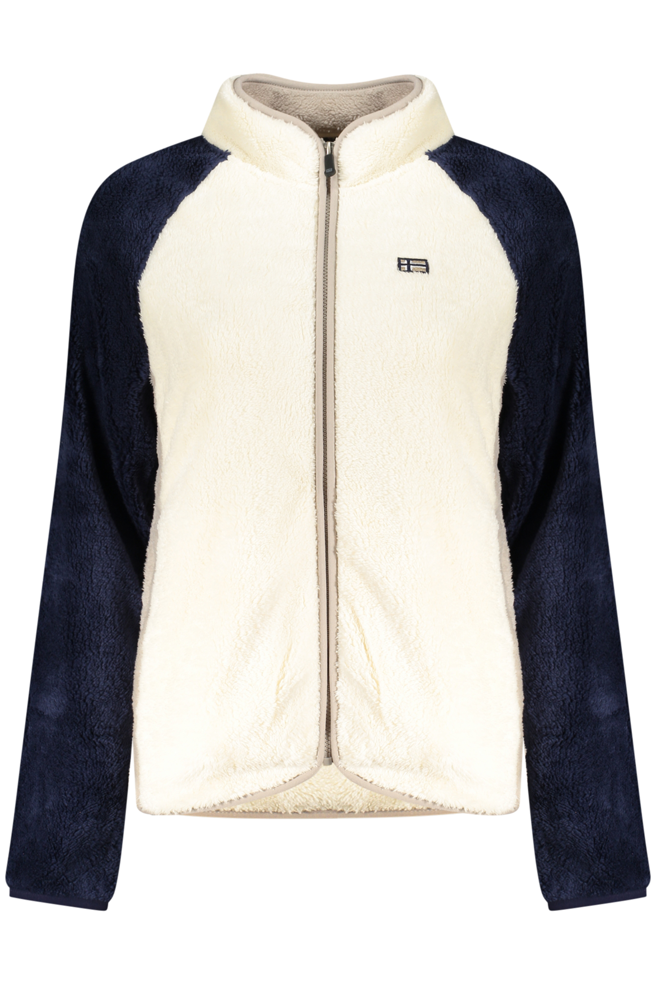 NORWAY 1963 FELPA CON ZIP DONNA - Bianco