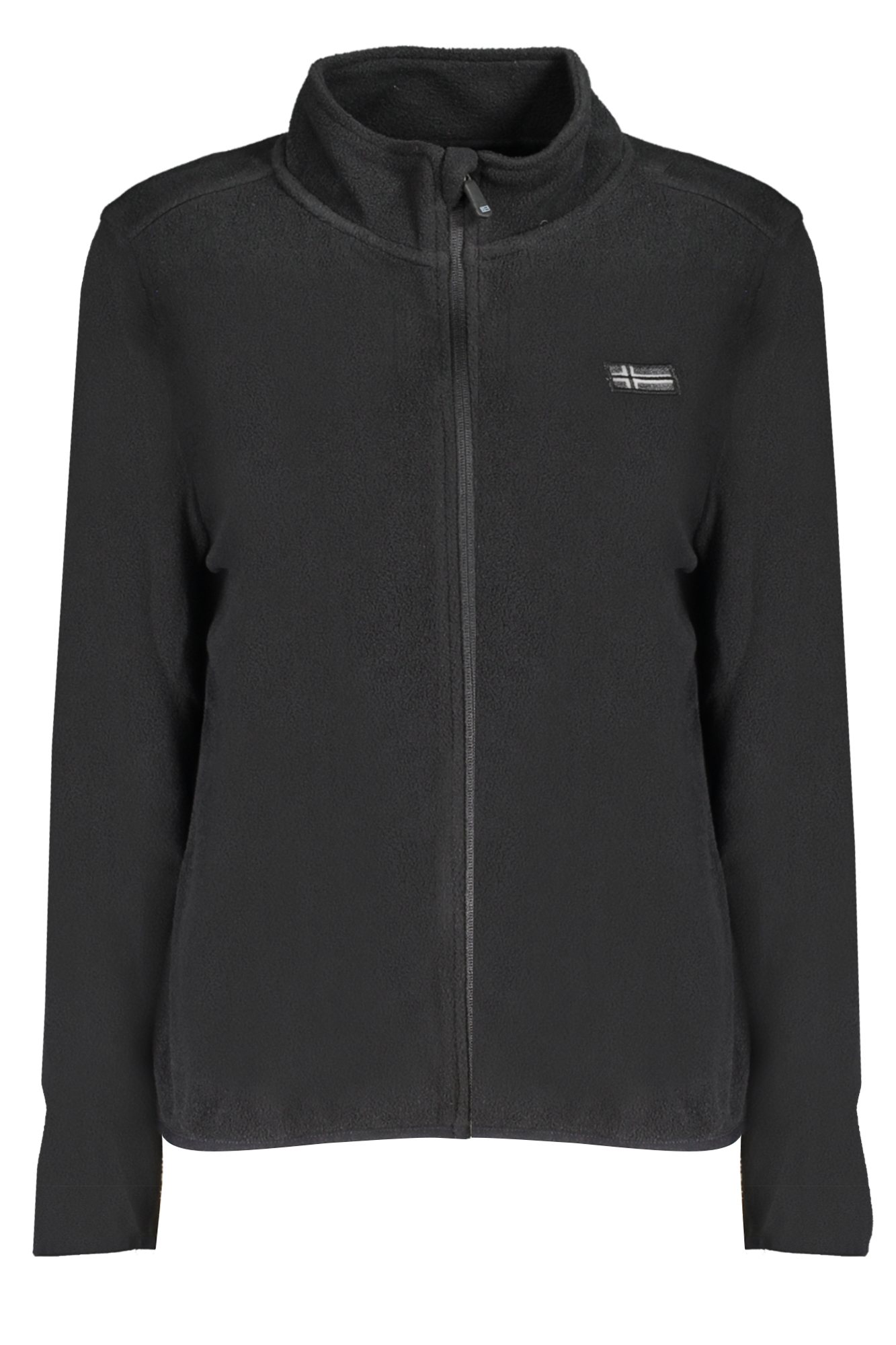 NORWAY 1963 FELPA CON ZIP DONNA - Nero