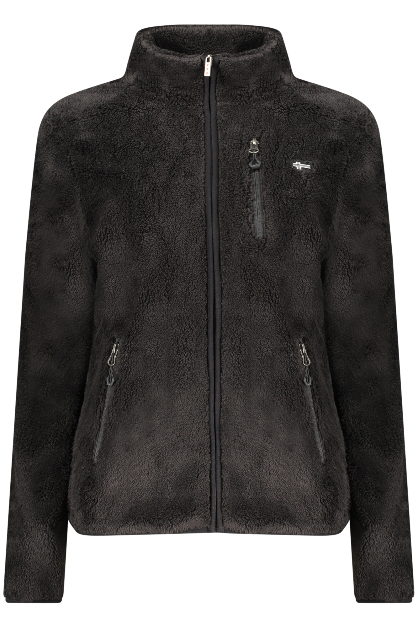 NORWAY 1963 FELPA CON ZIP DONNA - Nero