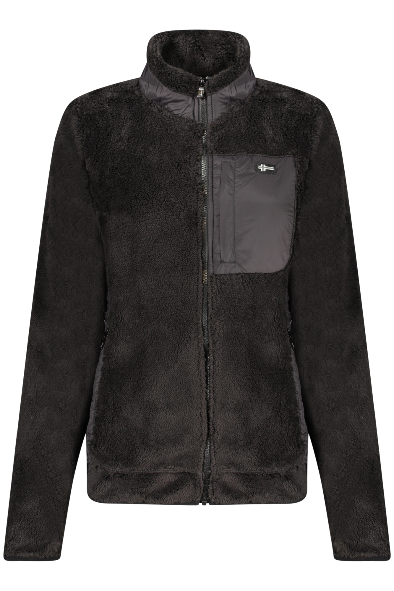 NORWAY 1963 FELPA CON ZIP DONNA - Nero