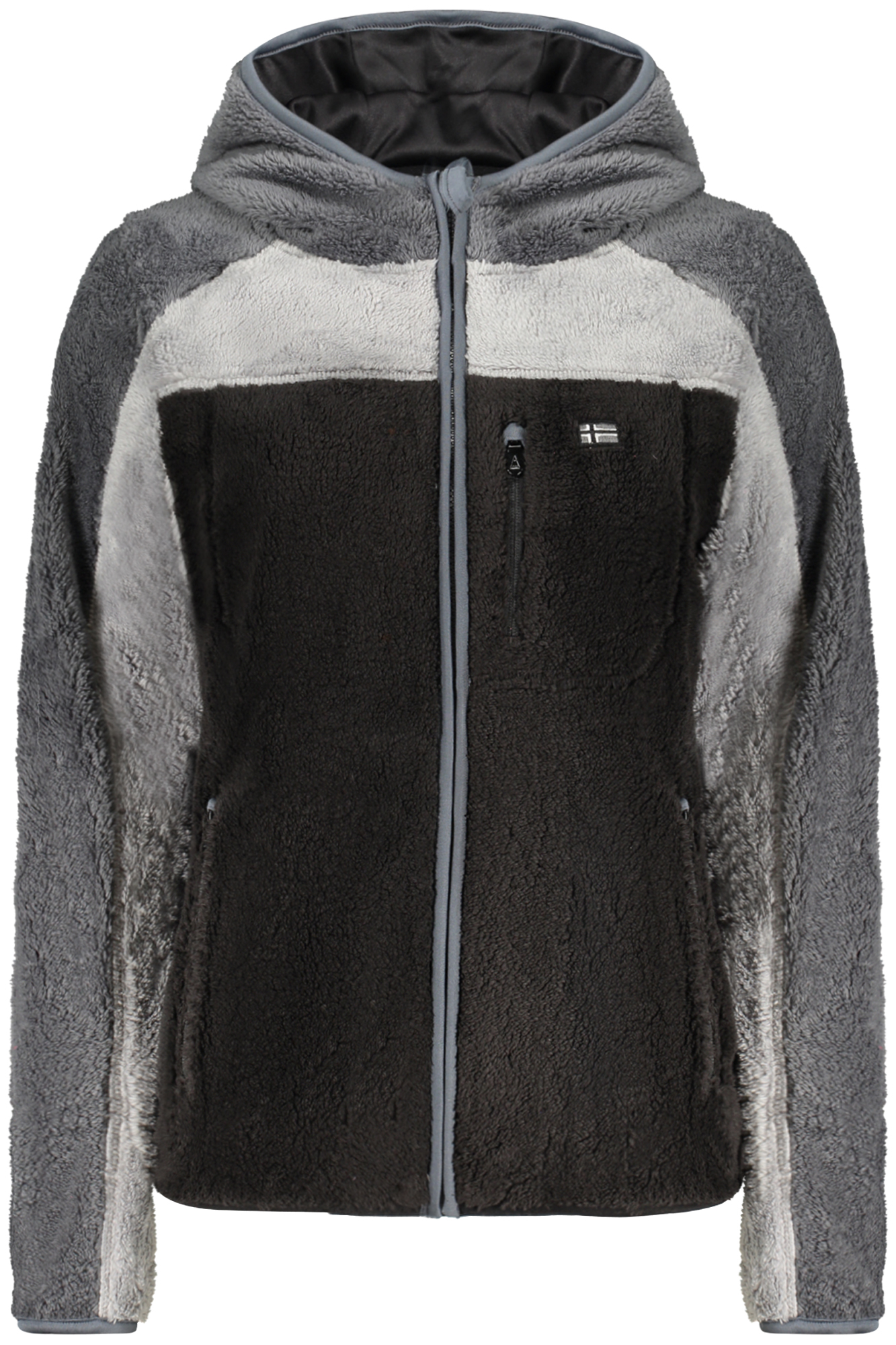 NORWAY 1963 FELPA CON ZIP DONNA - Nero