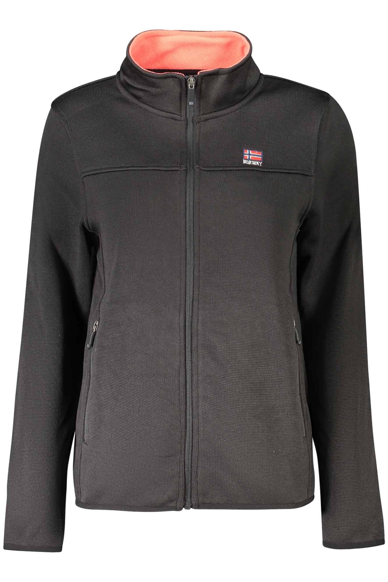 NORWAY 1963 FELPA CON ZIP DONNA - Nero
