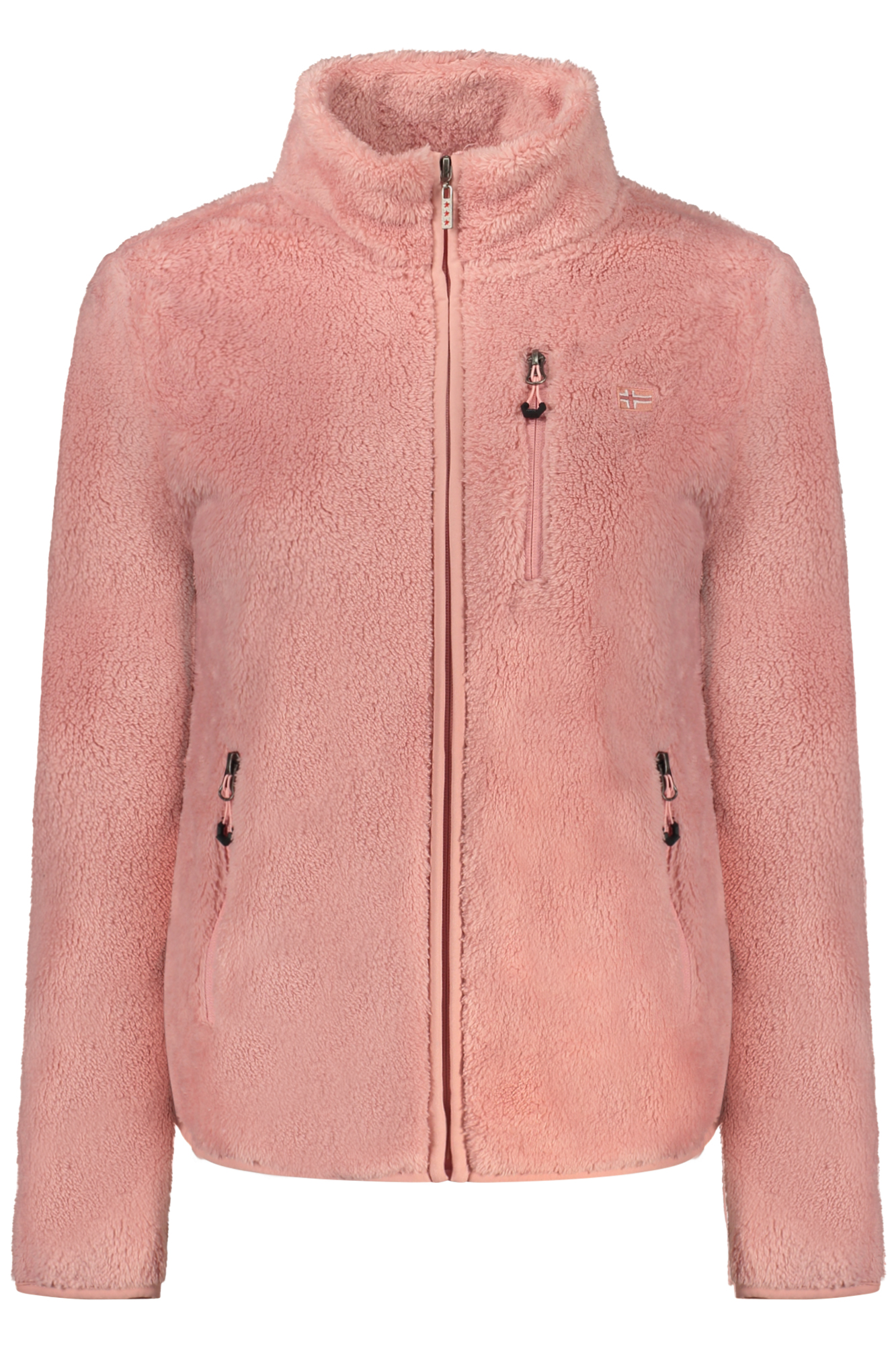 NORWAY 1963 FELPA CON ZIP DONNA - Rosa