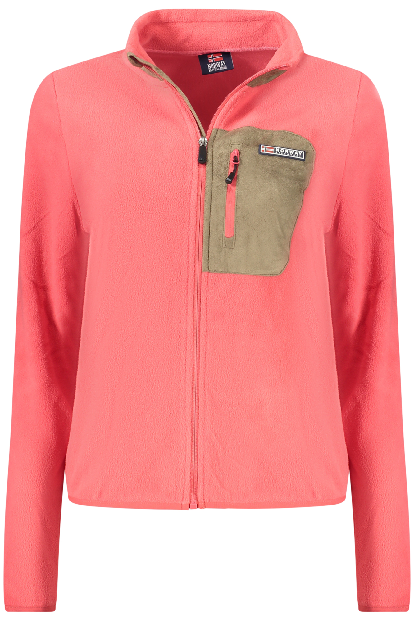NORWAY 1963 FELPA CON ZIP DONNA - Rosa