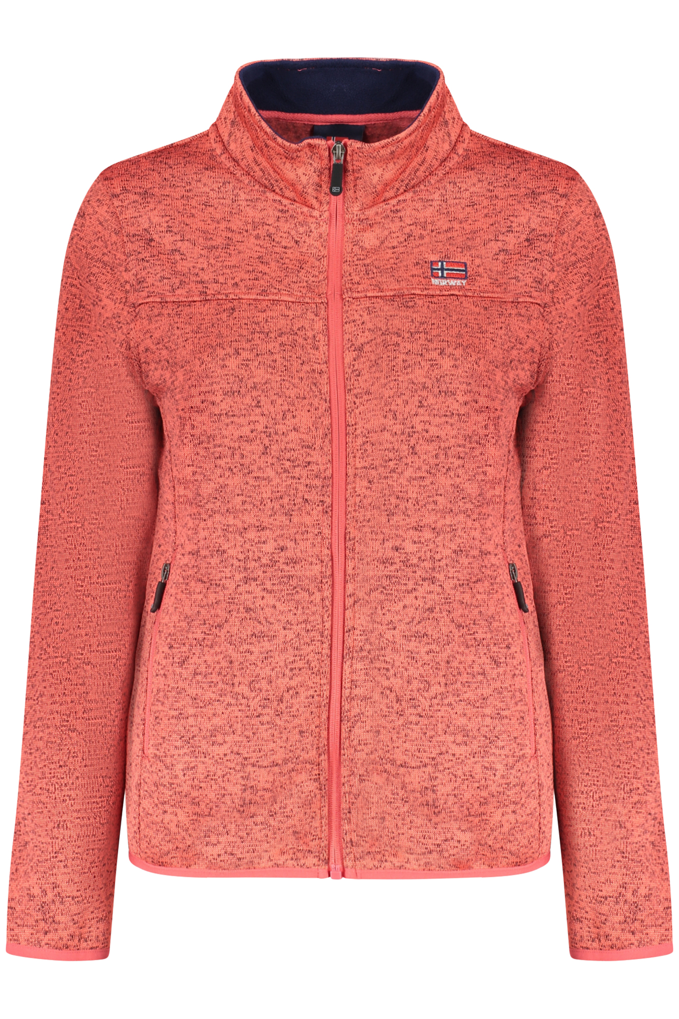 NORWAY 1963 FELPA CON ZIP DONNA - Rosa