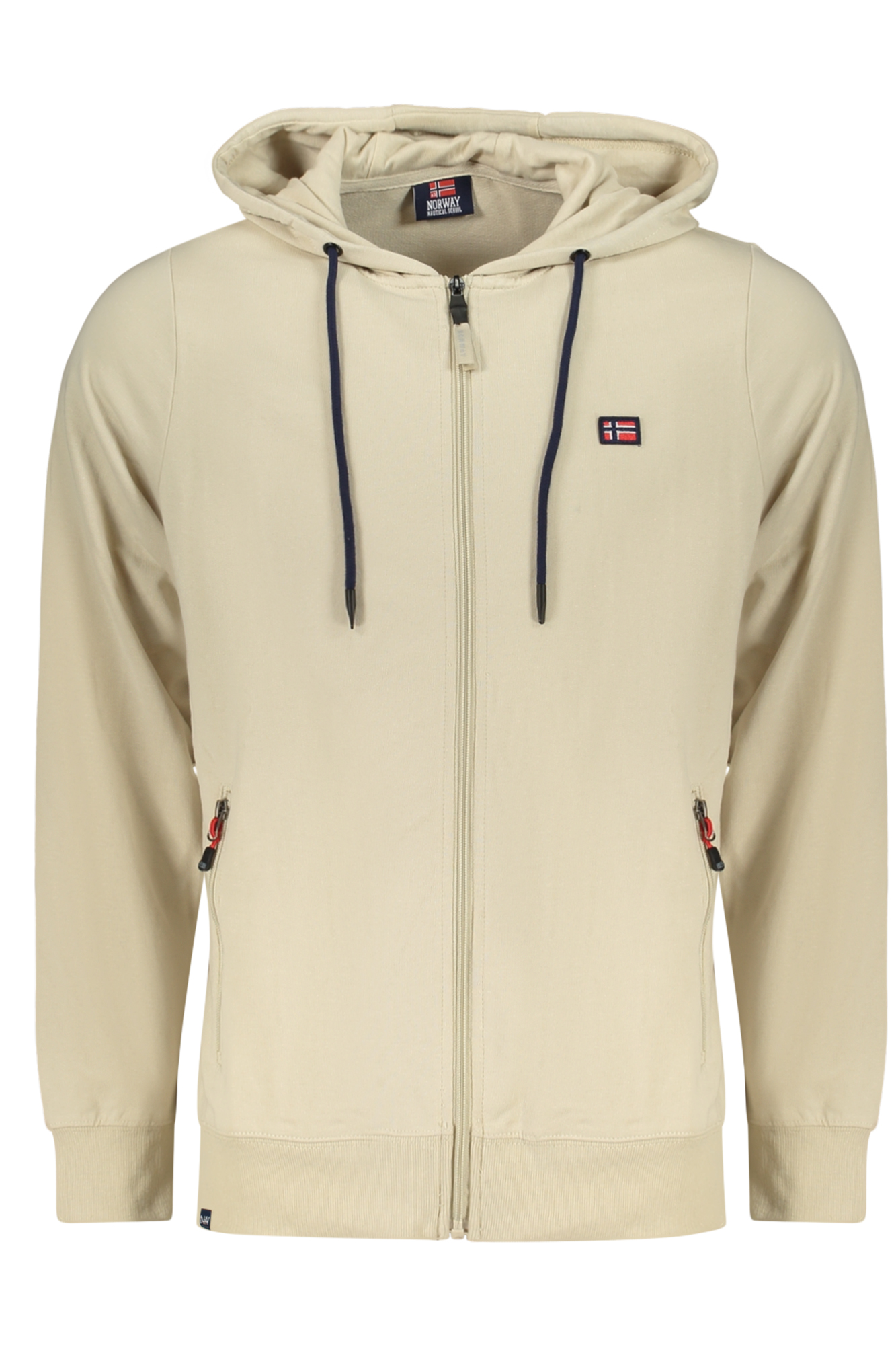 NORWAY 1963 FELPA CON ZIP UOMO - Beige