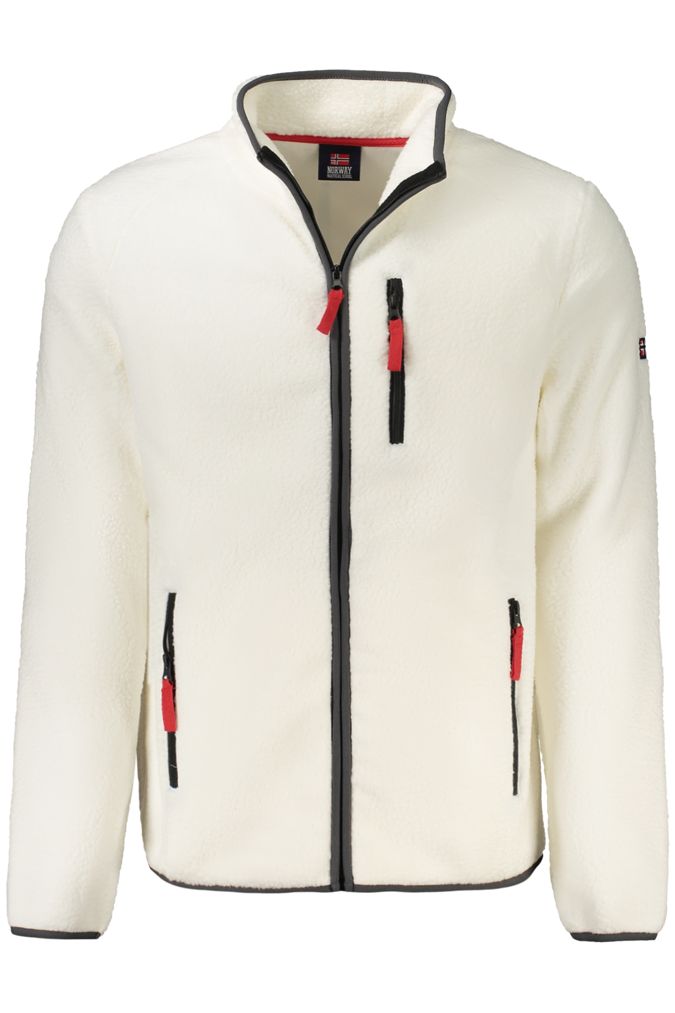 NORWAY 1963 FELPA CON ZIP UOMO - Bianco