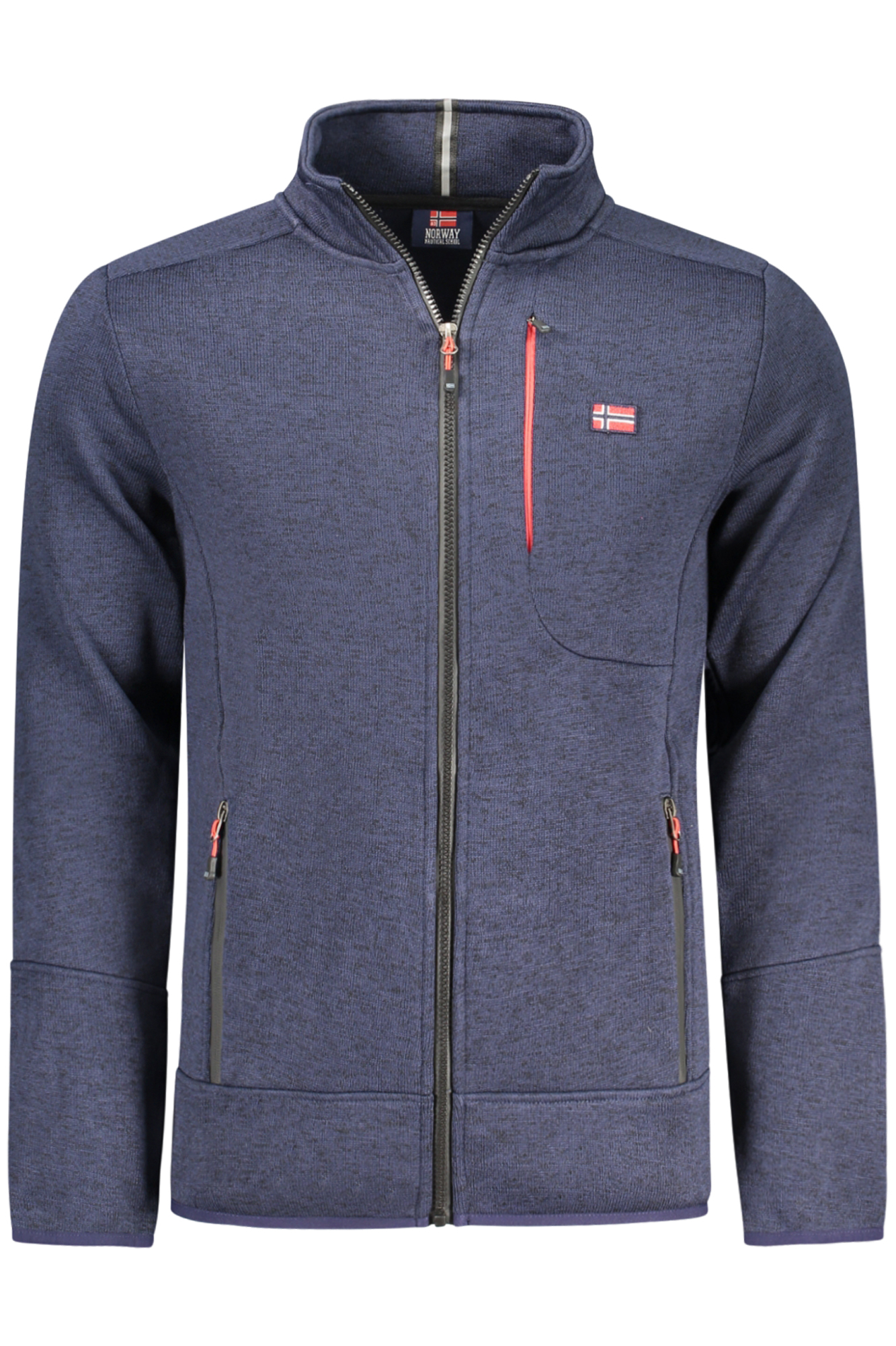 NORWAY 1963 FELPA CON ZIP UOMO - Blu