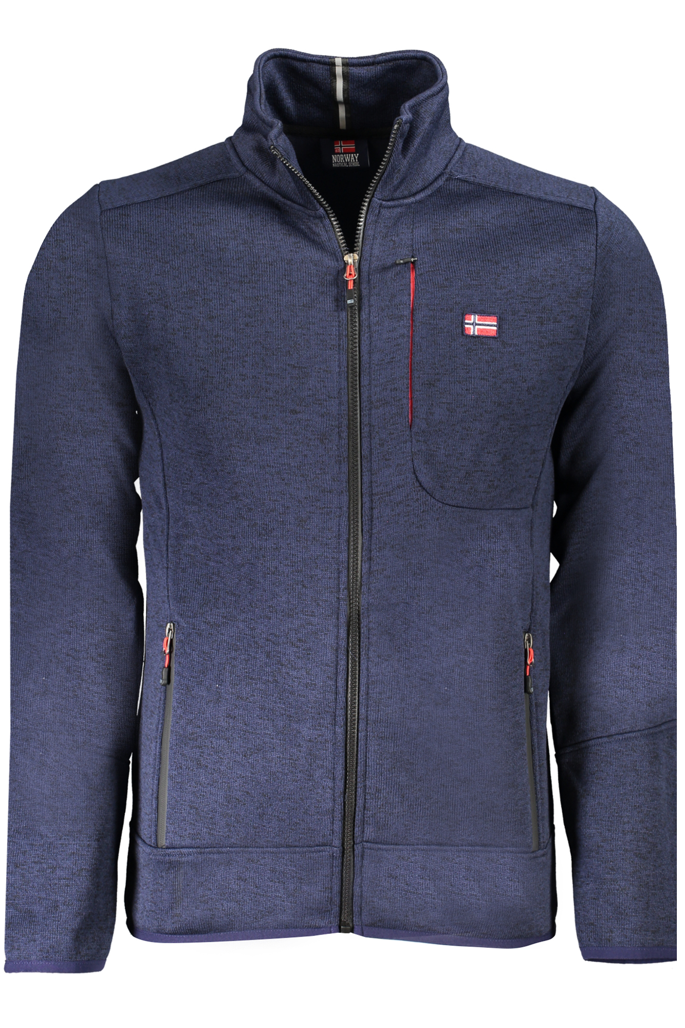 NORWAY 1963 FELPA CON ZIP UOMO - Blu