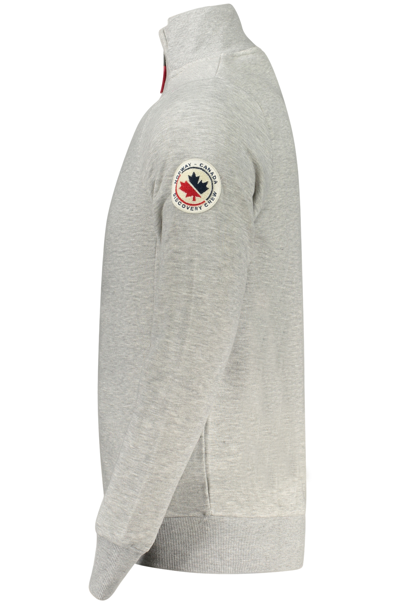 NORWAY 1963 FELPA CON ZIP UOMO - Grigio - immagine 3