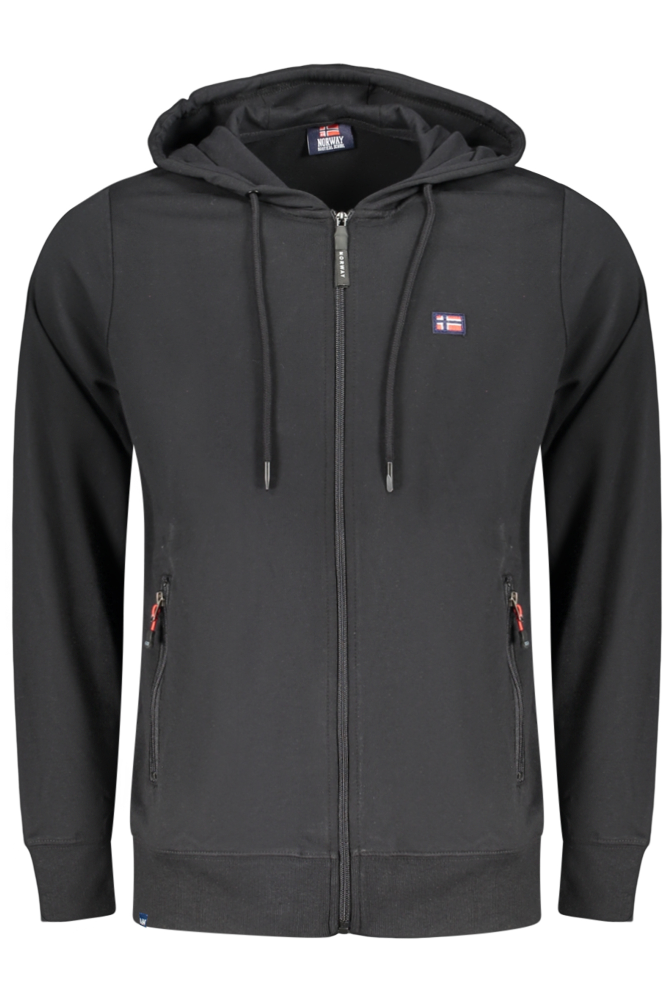 NORWAY 1963 FELPA CON ZIP UOMO - Nero