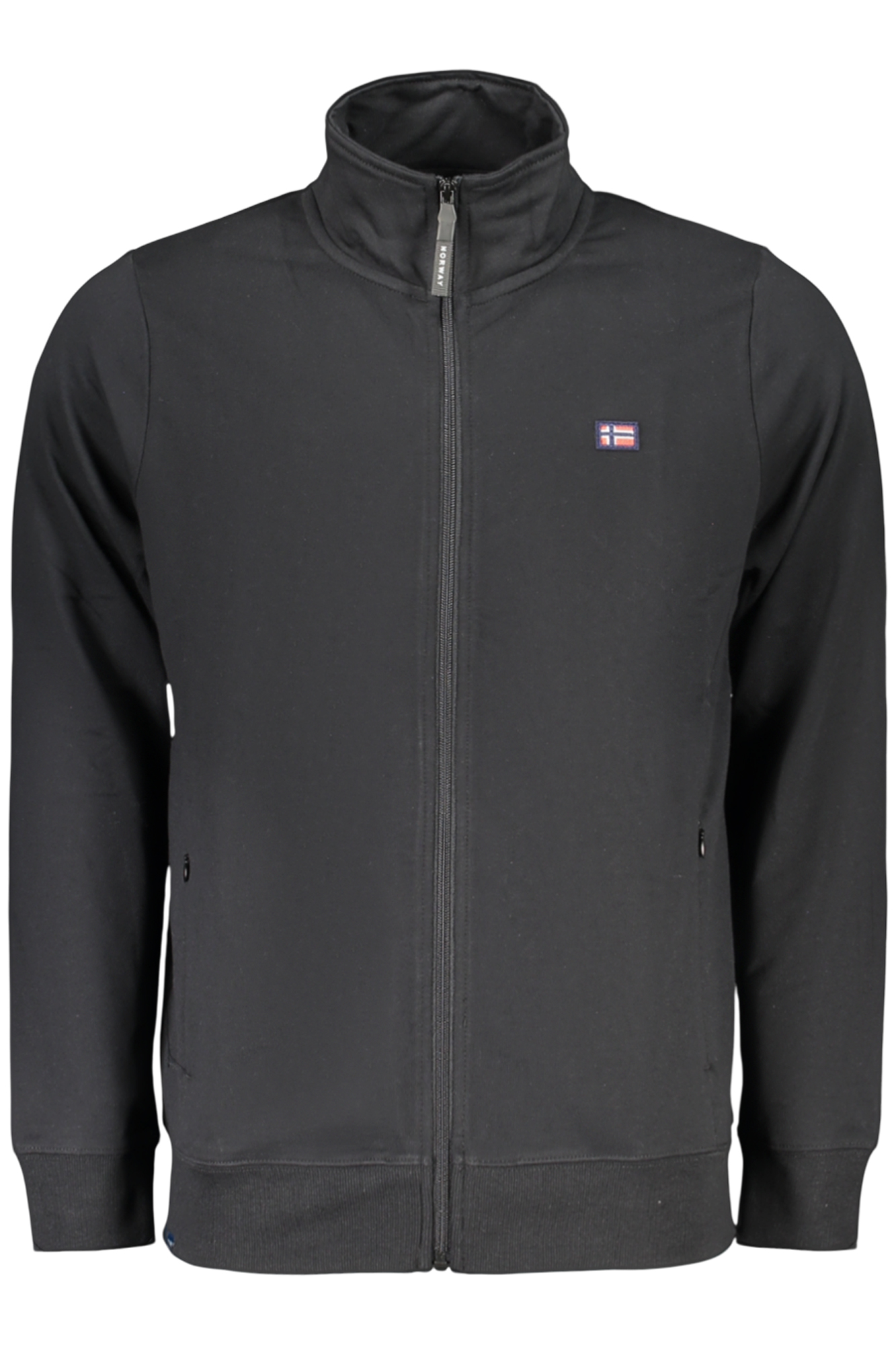 NORWAY 1963 FELPA CON ZIP UOMO - Nero