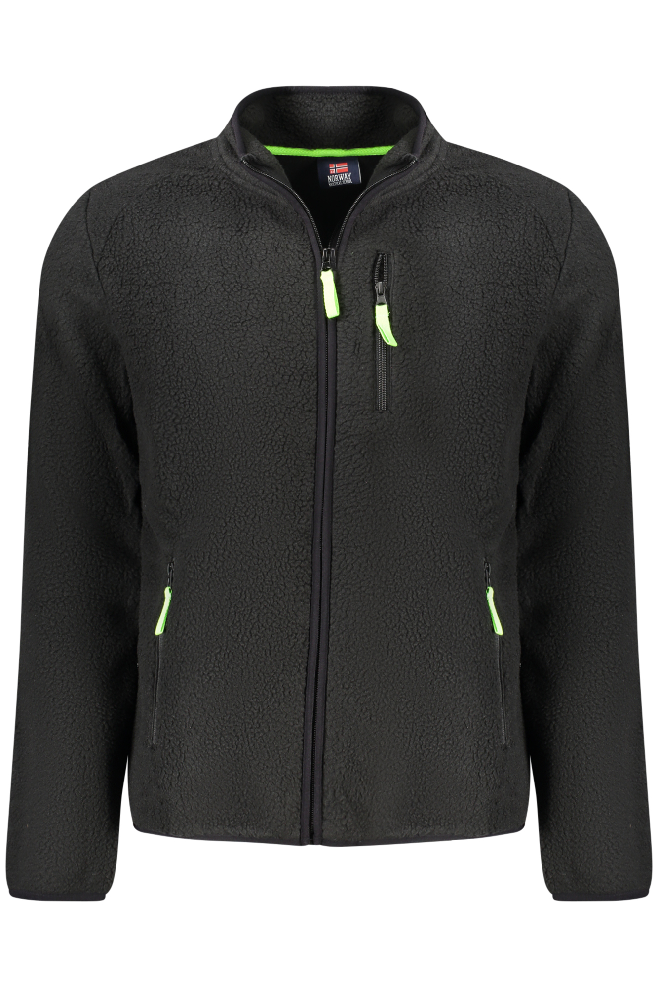 NORWAY 1963 FELPA CON ZIP UOMO - Nero