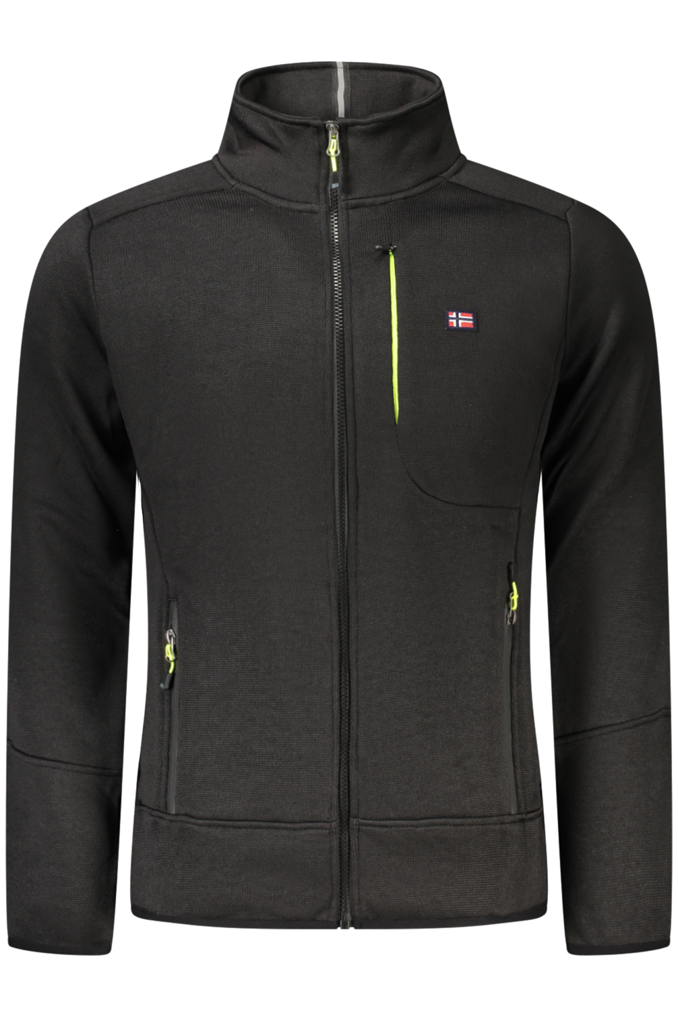 NORWAY 1963 FELPA CON ZIP UOMO - Nero