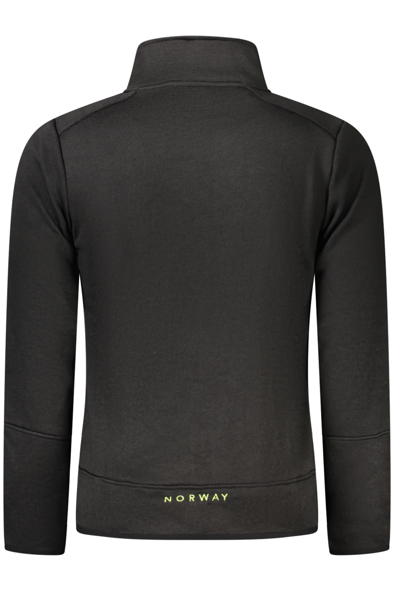 NORWAY 1963 FELPA CON ZIP UOMO - Nero - immagine 2