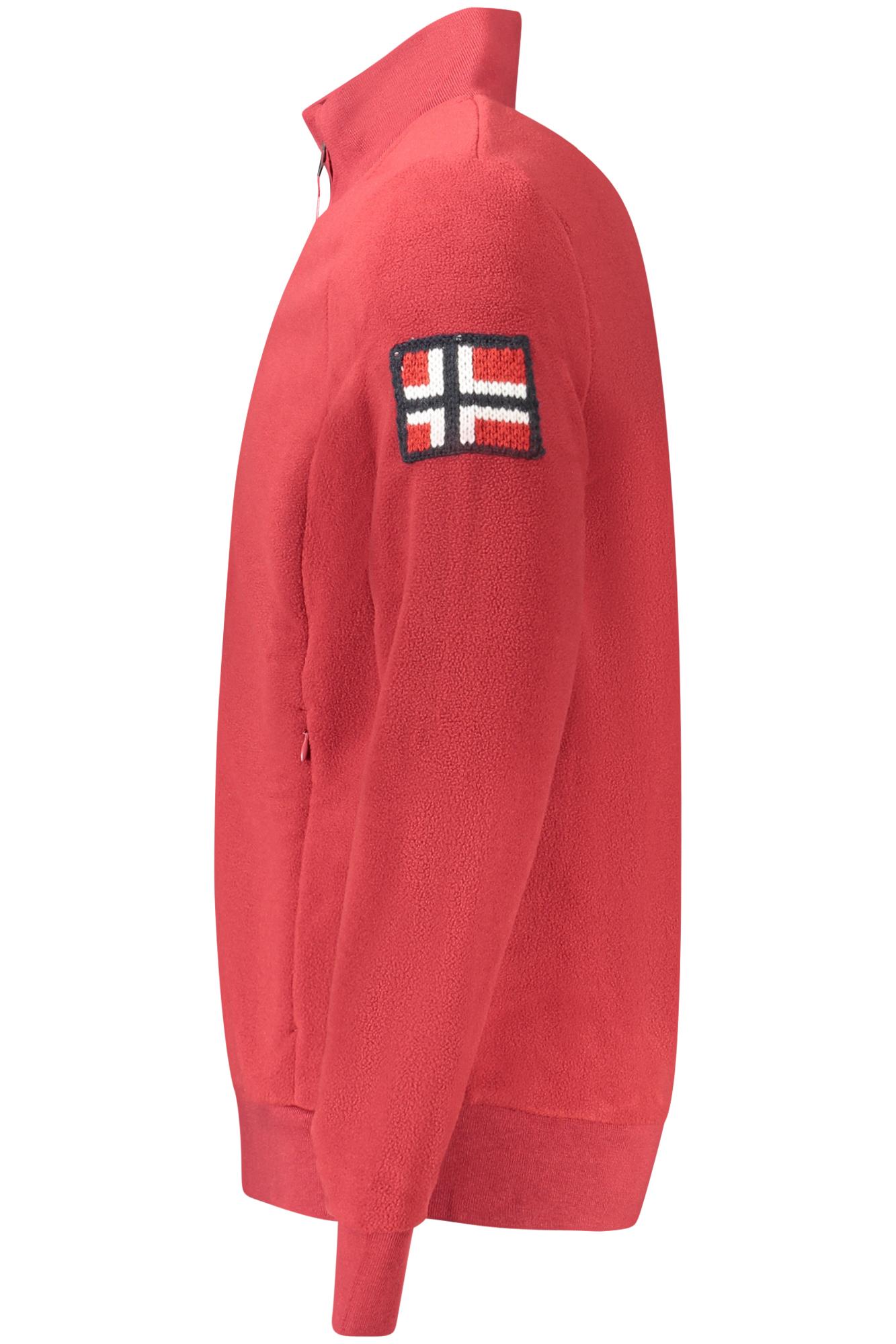NORWAY 1963 FELPA CON ZIP UOMO - Rosso - immagine 3