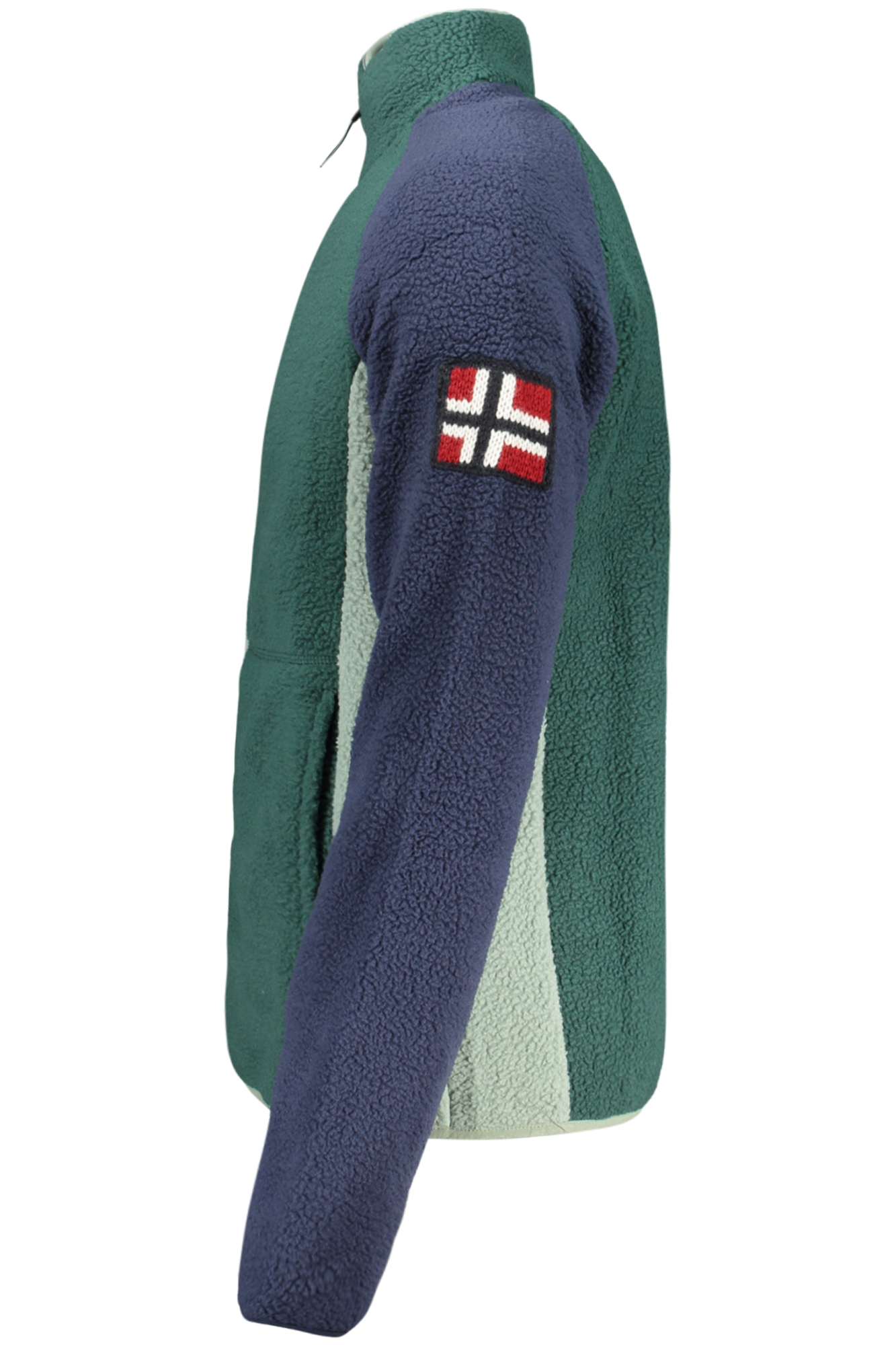 NORWAY 1963 FELPA CON ZIP UOMO - Verde - immagine 3