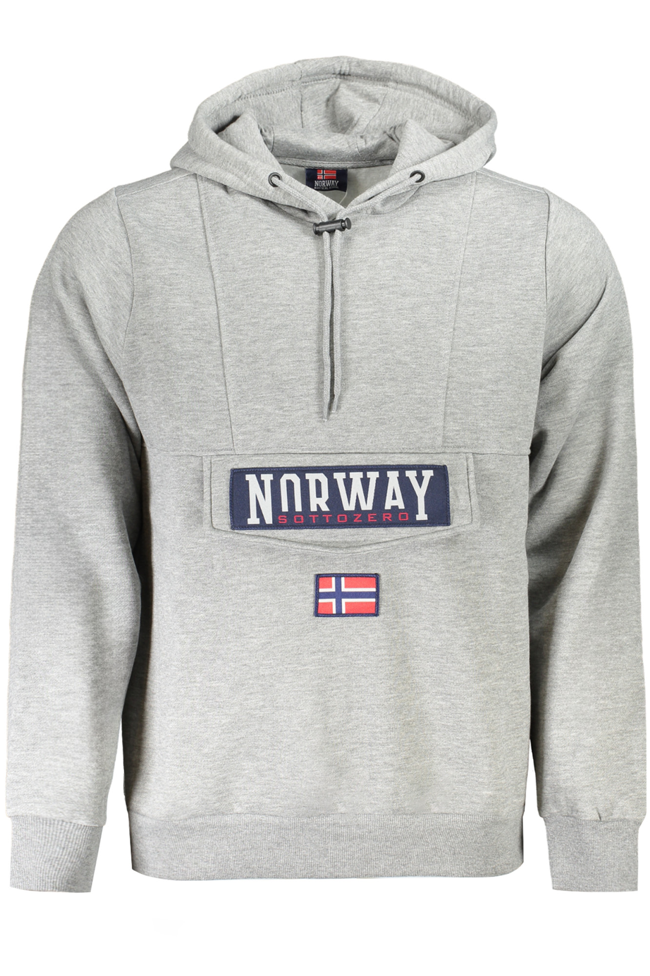 NORWAY 1963 FELPA SENZA ZIP UOMO - Grigio